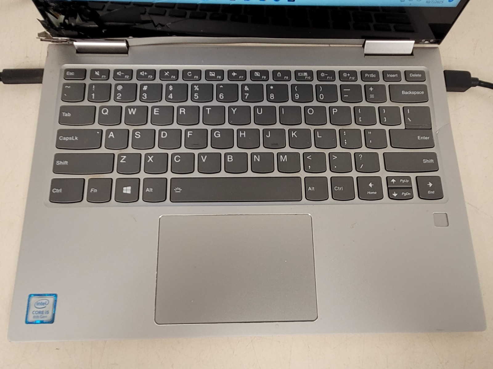 Lenovo yoga 730 14″ touch i5-8250u 1.6ghz 8gb ram no ssd *parts READ MP1DWH8E