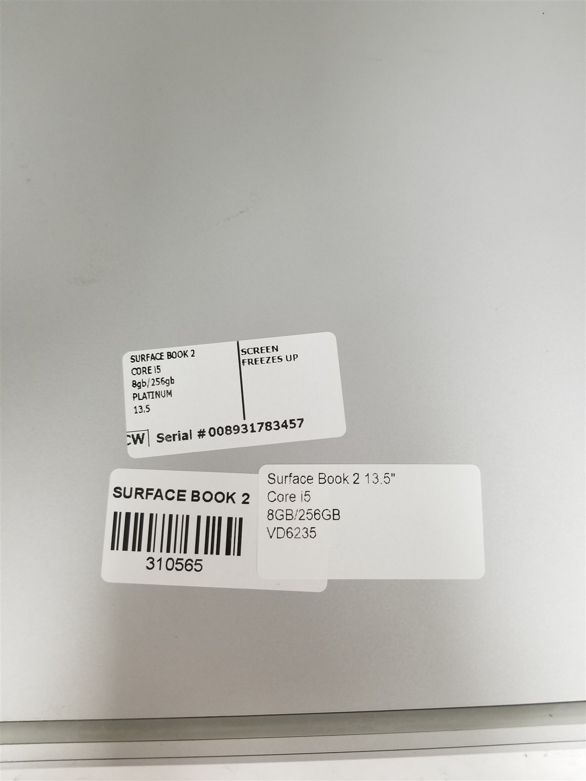 Microsoft Surface Book 2 Core i5 13.5″ 8GB/256GB Silver See Details VD6235
