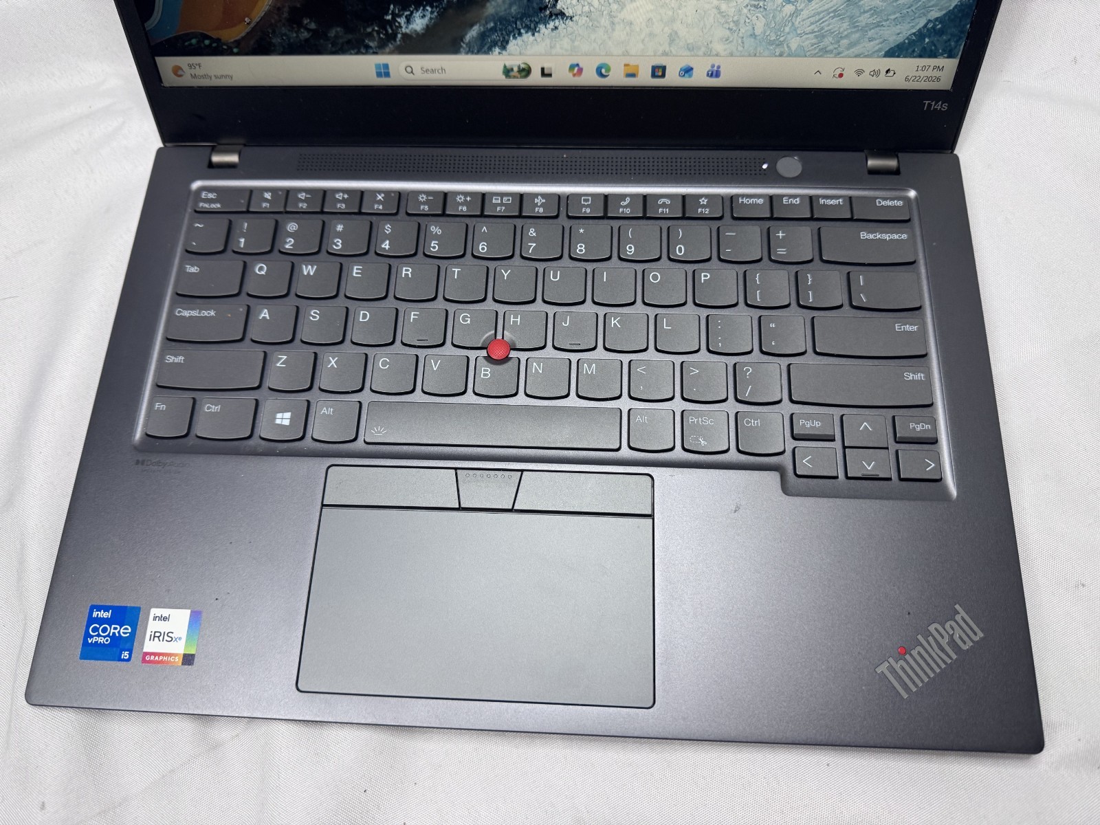 Lenovo ThinkPad T14s Gen 2, i5-1145G7 2.6GHz, 8GB Ram, 256GB SSD, Laptop!