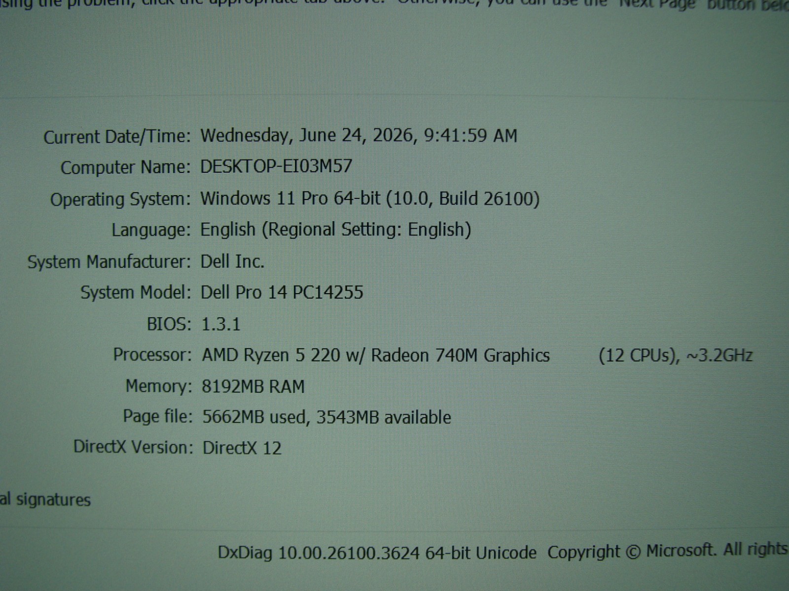 Dell Pro 14 PC14255 14″ FHD+ AMD RYZEN 5 220 3.2GHz 8GB 256GB 740M Win 11Pro +PA