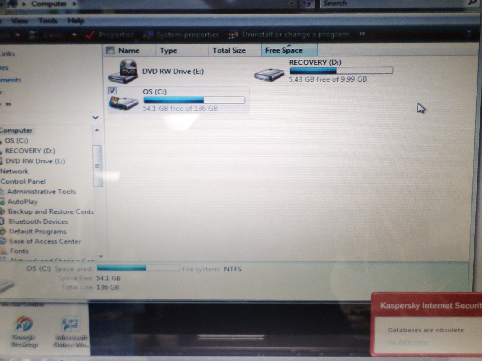Retro Dell Inspiron 1420 Intel Core 2 Duo 1.8GHz 2GB RAM 160GB HD Windows Vista