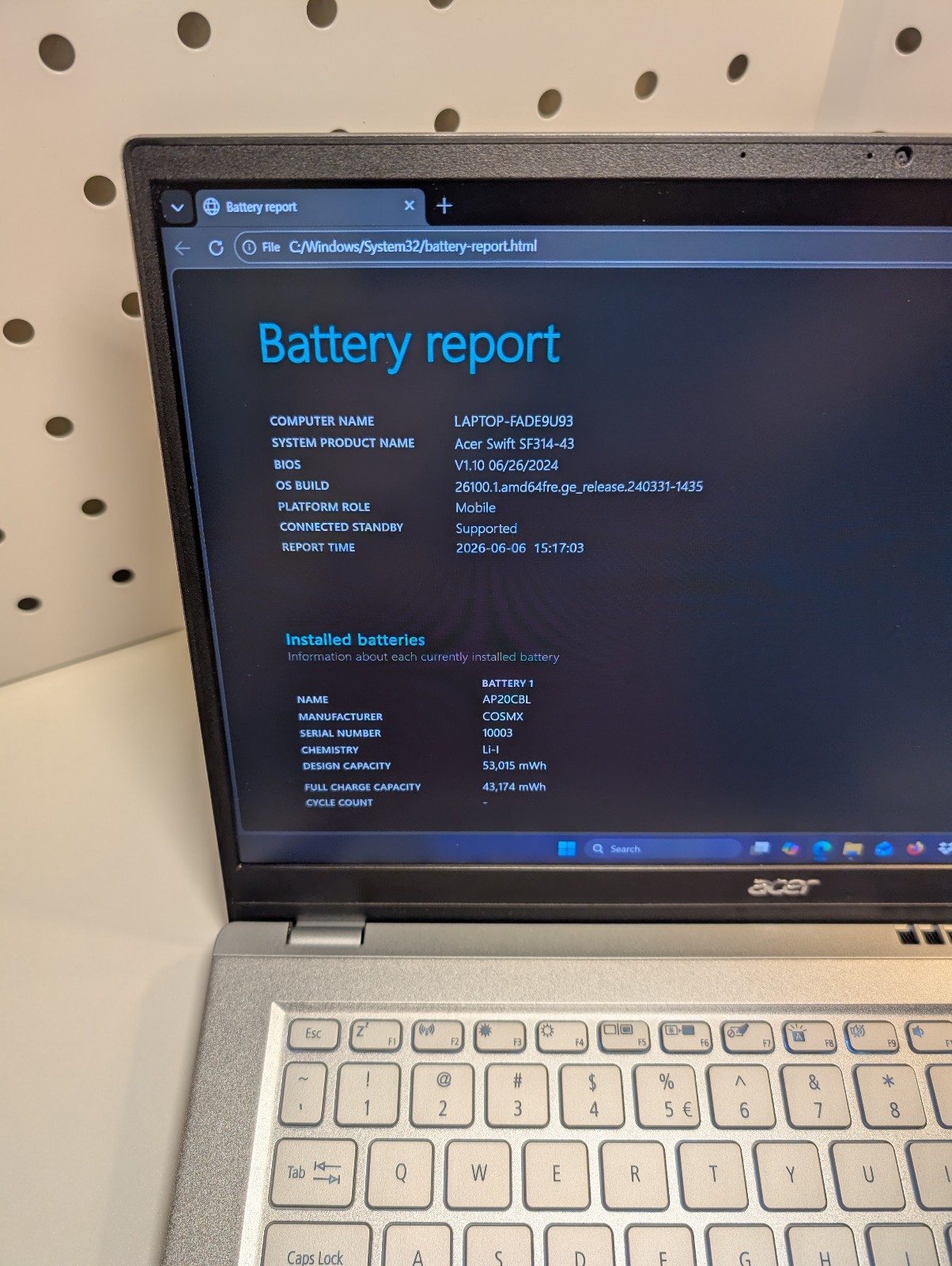 Acer Swift 3 | Ryzen 7 5700U | 8GB RAM | 512GB SSD| 14″ 1080p | SF314-43-R2YY