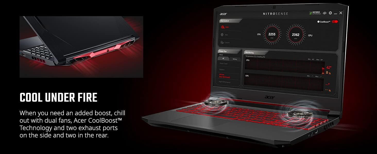 Newest Nitro 5 Premium Gaming Laptop: 15.6″ FHD 144Hz IPS Display, 3050