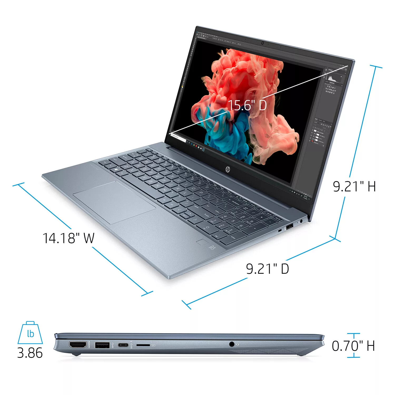 HP Pavilion Laptop 15.6″ FHD Core i7-1165G7/ 8GB Ram/ 512GB SSD SEALED!