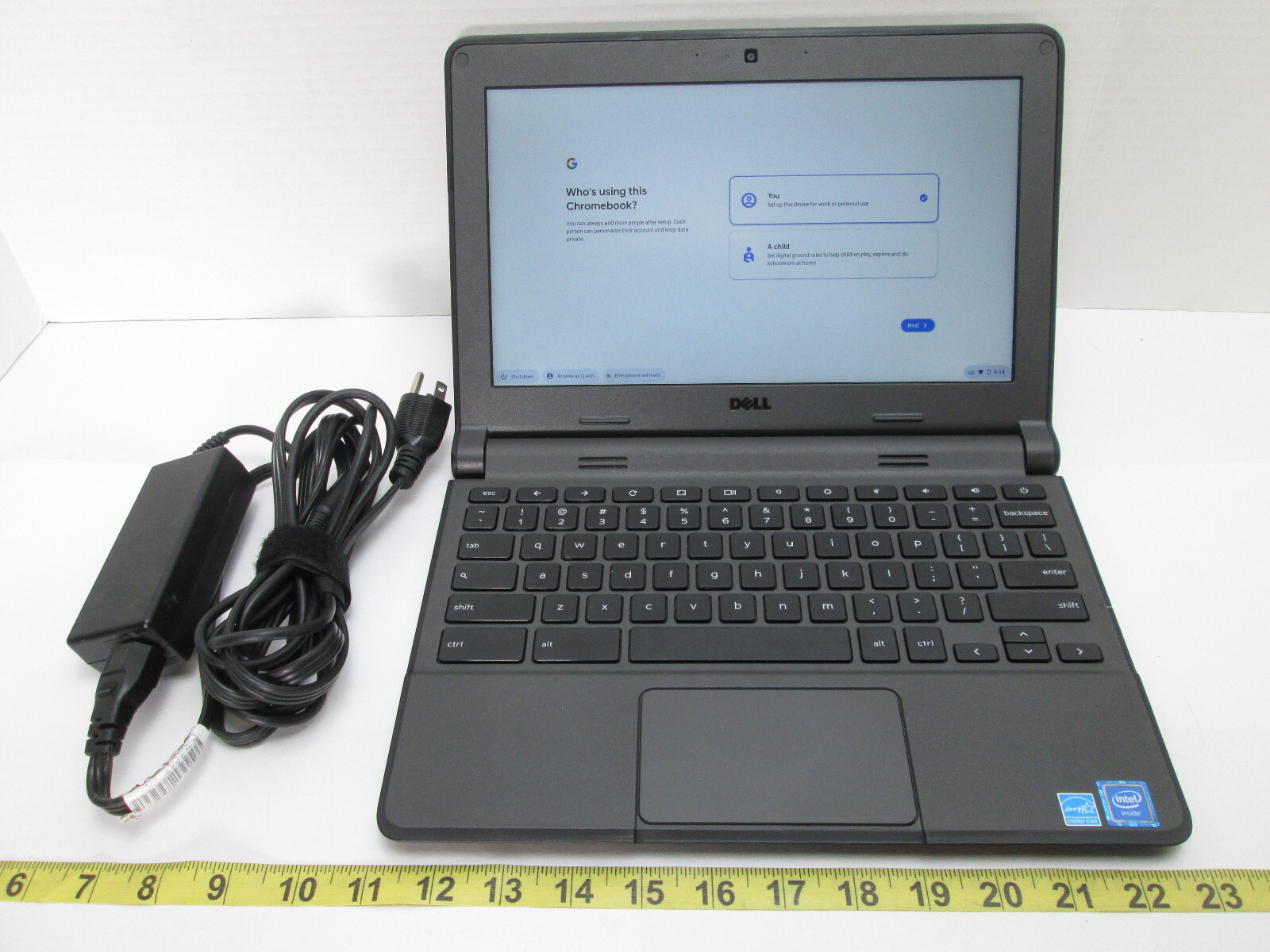 Dell Chromebook 11 P22T Netbook 11.6″ Intel Celeron Wifi 4GB RAM 16GB SSD D78