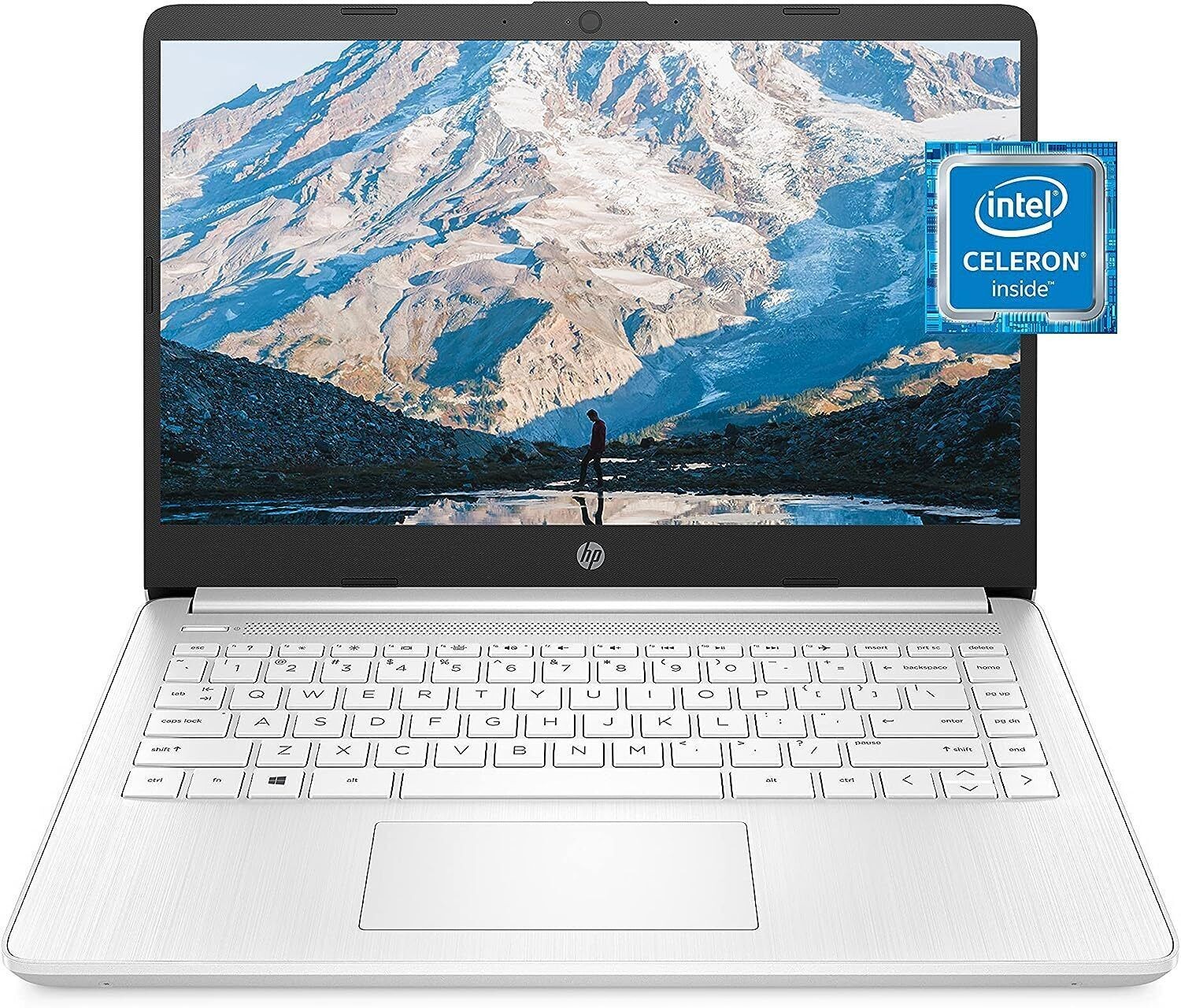 HP 14″ Laptop Intel Celeron N4120 4 GB RAM 64 GB Windows 11 Portable