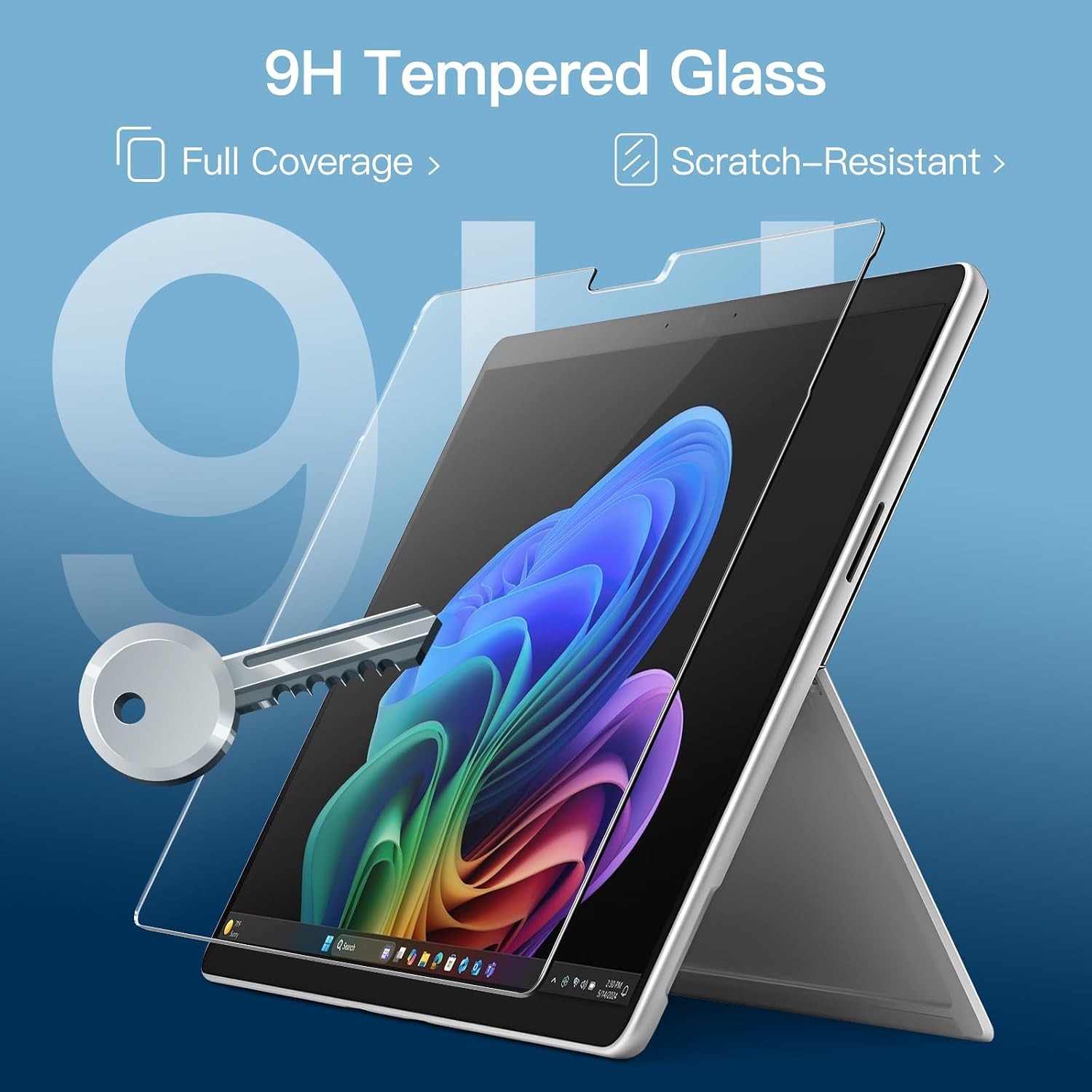 Screen Protector for Surface Pro 11/10 (2024)/Pro 9 (2022) 13-Inch, 2-Pack