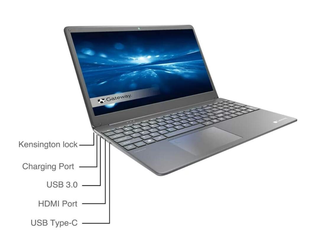 Gateway 15.6″ Ultra Slim Notebook 128GB 11th Gen Intel Core i3-1115G4 Processor