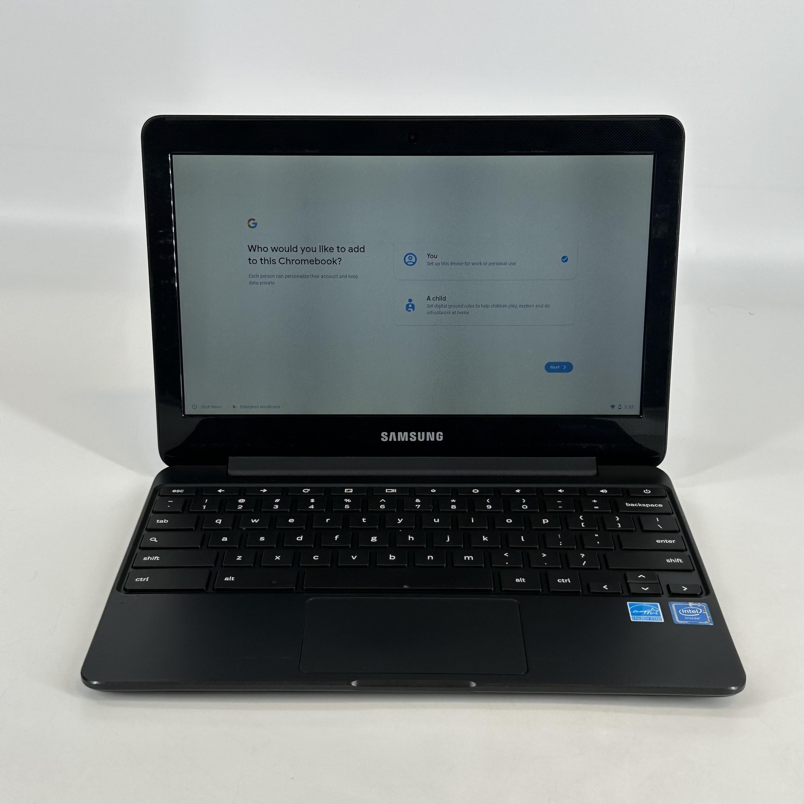 Samsung Chromebook 3 11.6″ HD 1.6 GHz Celeron 4GB 16GB eMMC