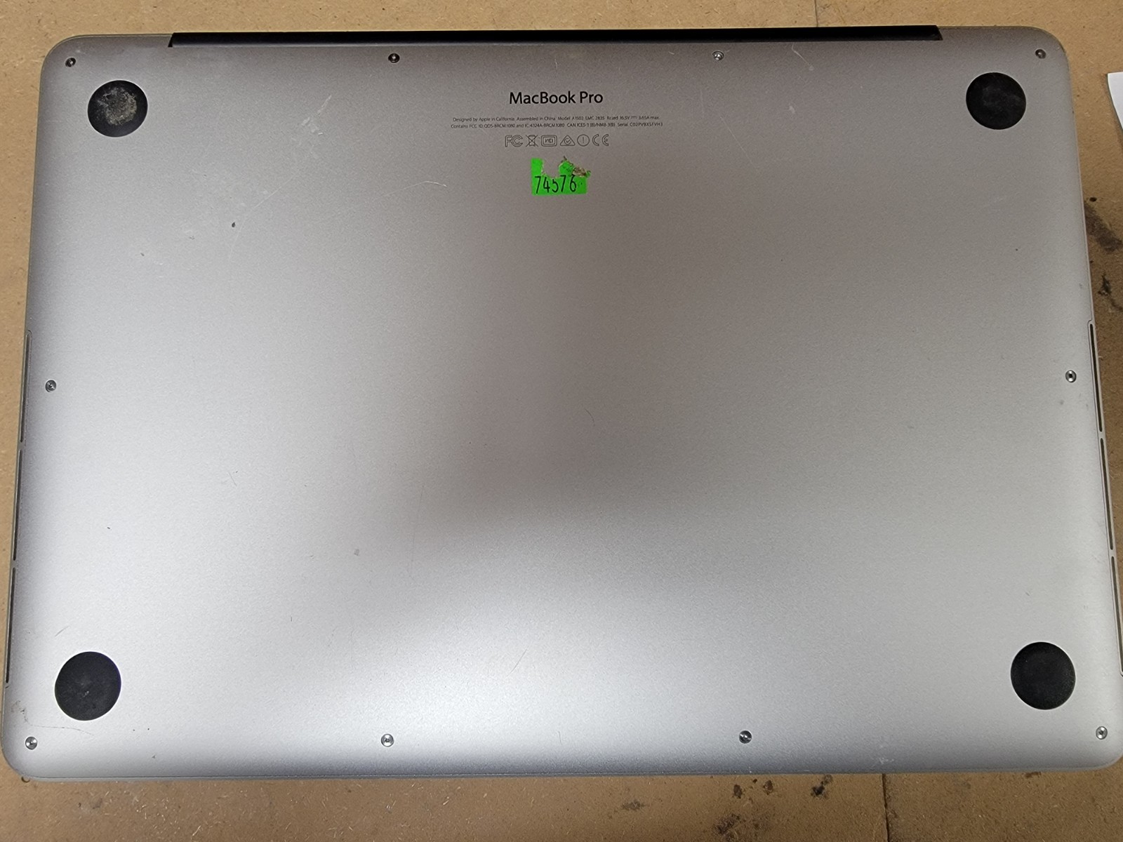 Apple MacBook Pro “Core i5″ 8GB 120GB 13” Early 2015 – A1502 – See Description