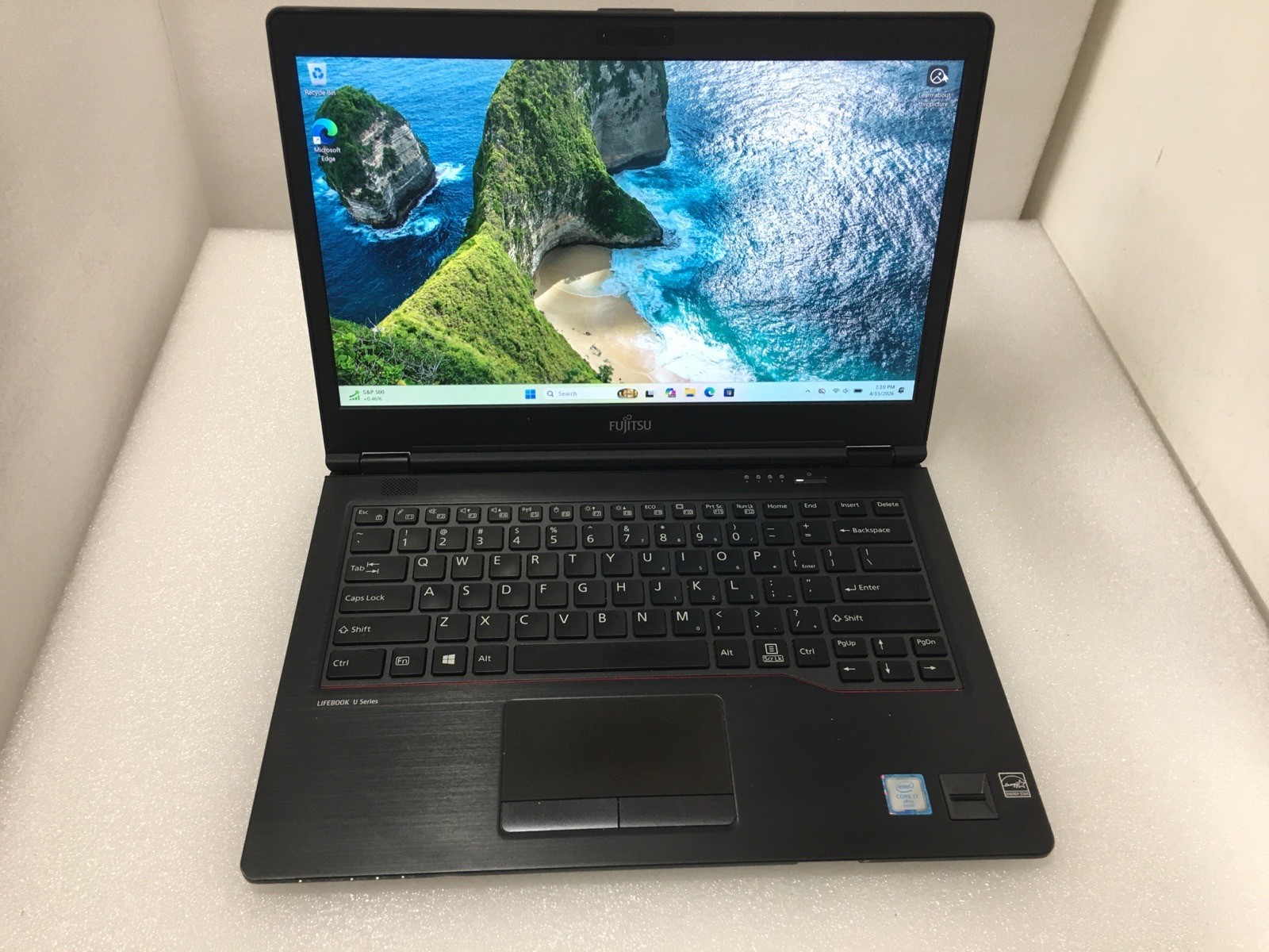 Fujitsu Lifebook U747 128gb Nvme Win 11 i7-6600u 2.60ghz 16gb Ram Hdmi