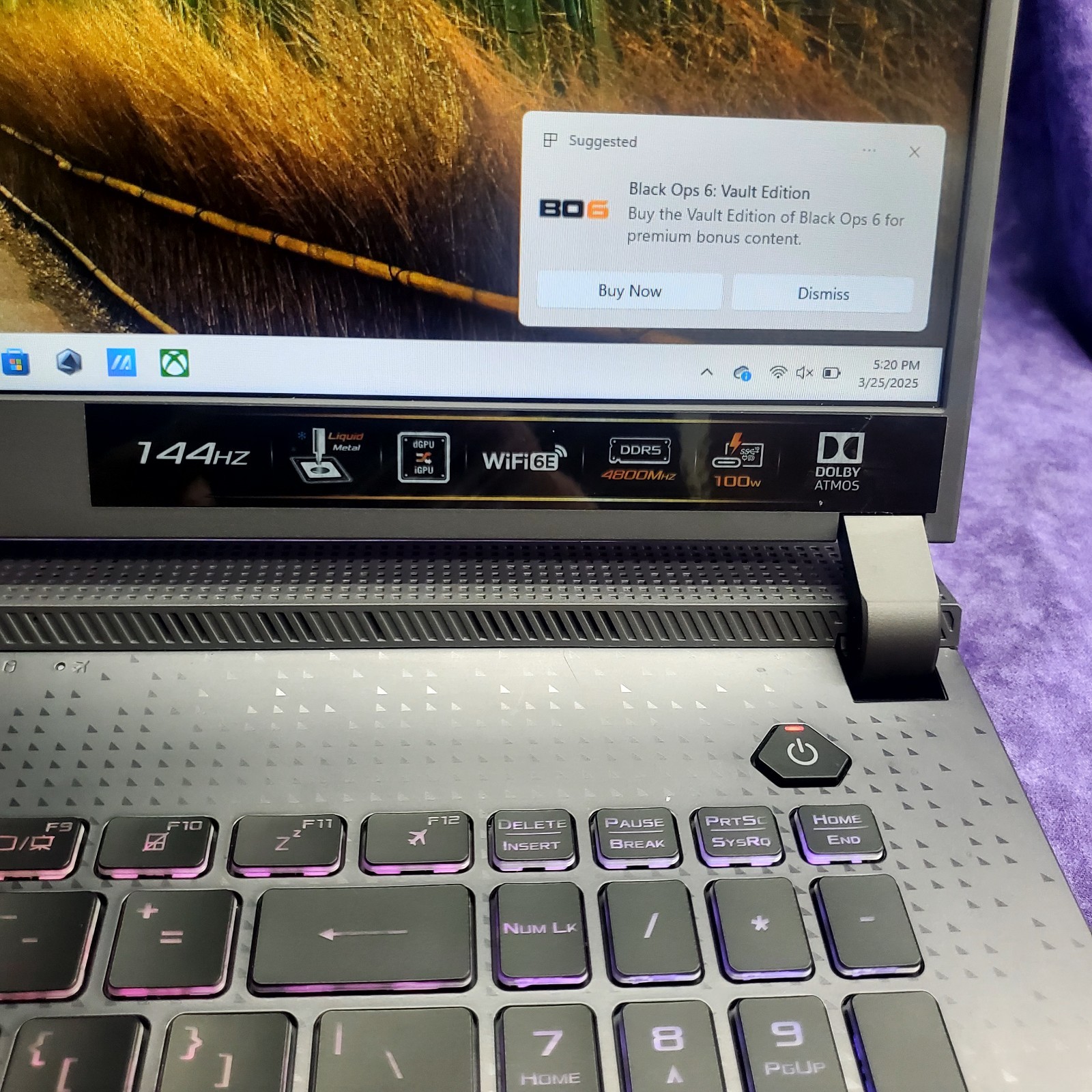 💥OPEN BOX💥ASUS ROG STRIX G17 | G713RC-RS73 | AMD RYZEN 7 6800H | 512GB | 16GB