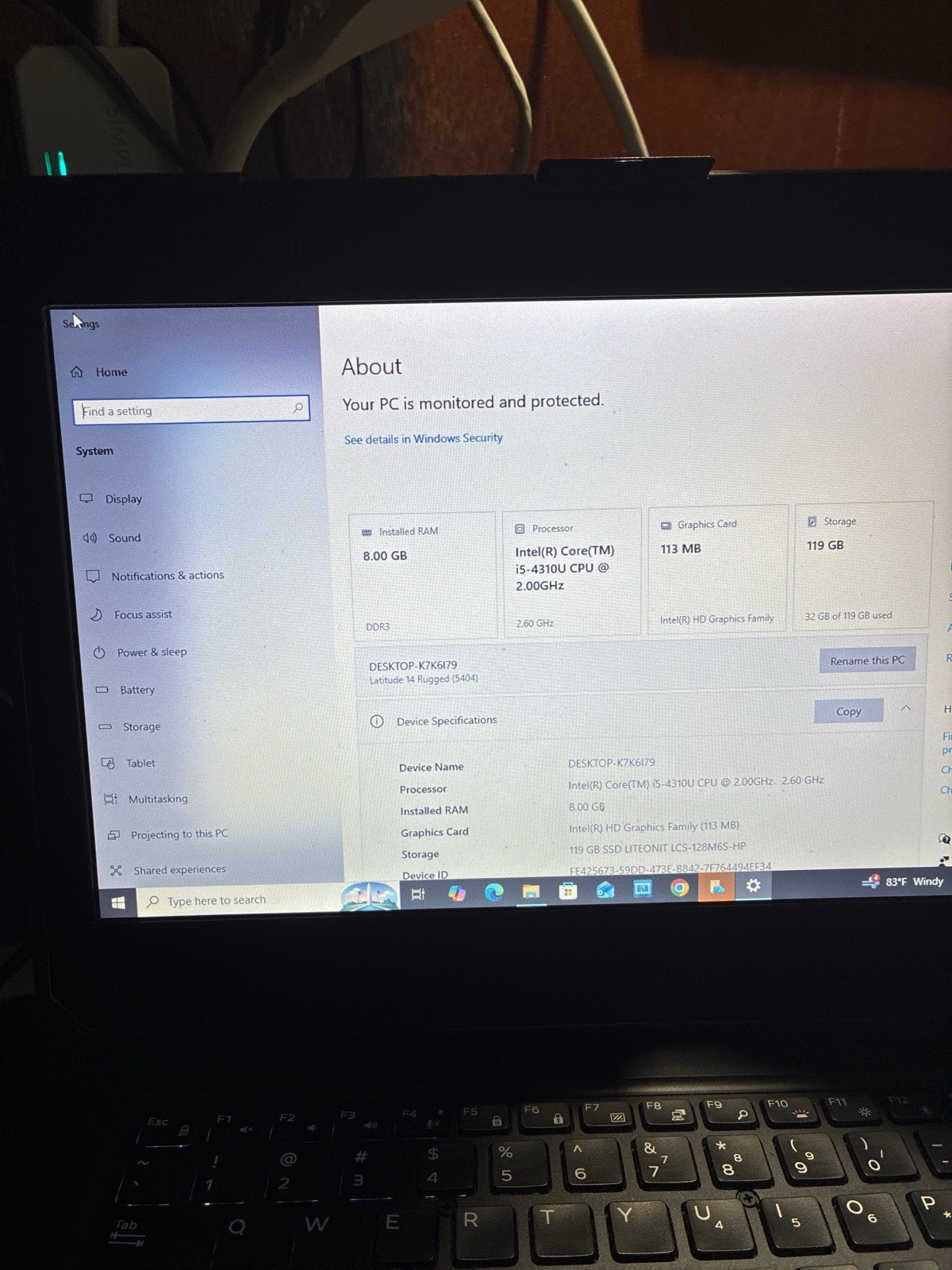 Dell Latitude 14 Rugged 5404 | Core i5, 8GB RAM, SSD | Verified GPS Functional