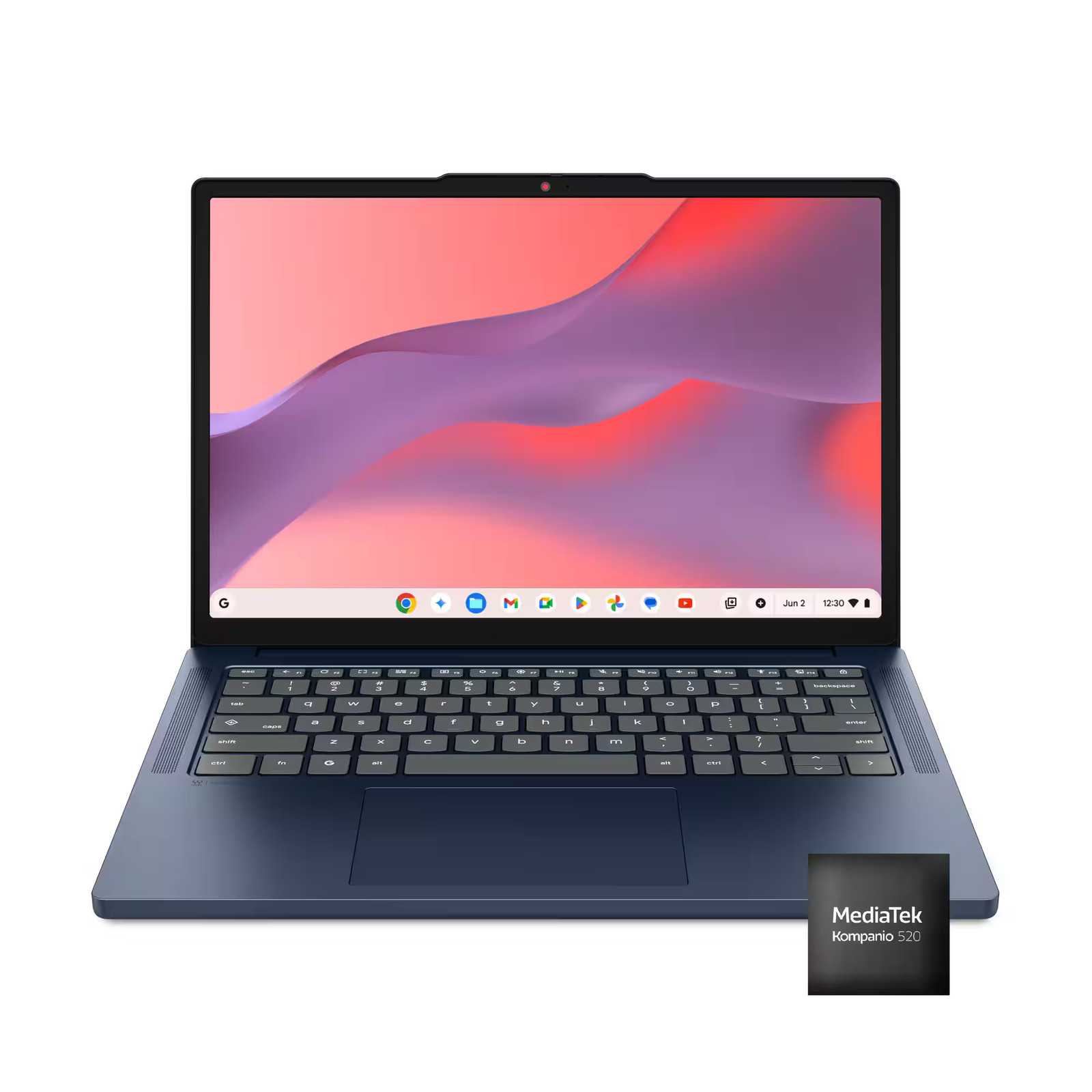 Lenovo – IdeaPad Slim 3 Chromebook – 14″ 2K Touchscreen Laptop – MediaTek Kom…