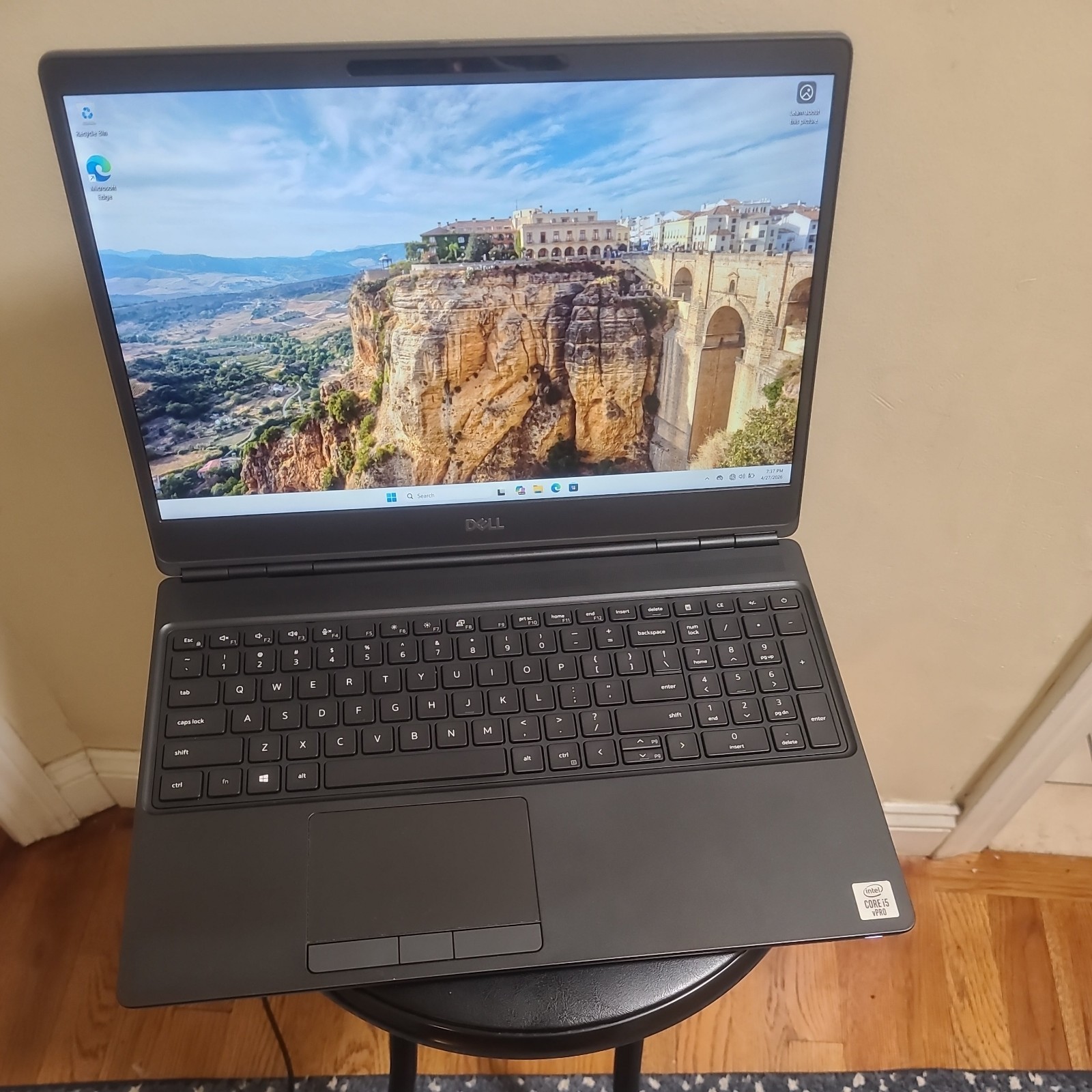 Dell Precision 7550 i5-10400H 2.60GHz 8GB Ram 256GB M2SSD UBUNTU Laptop +AC