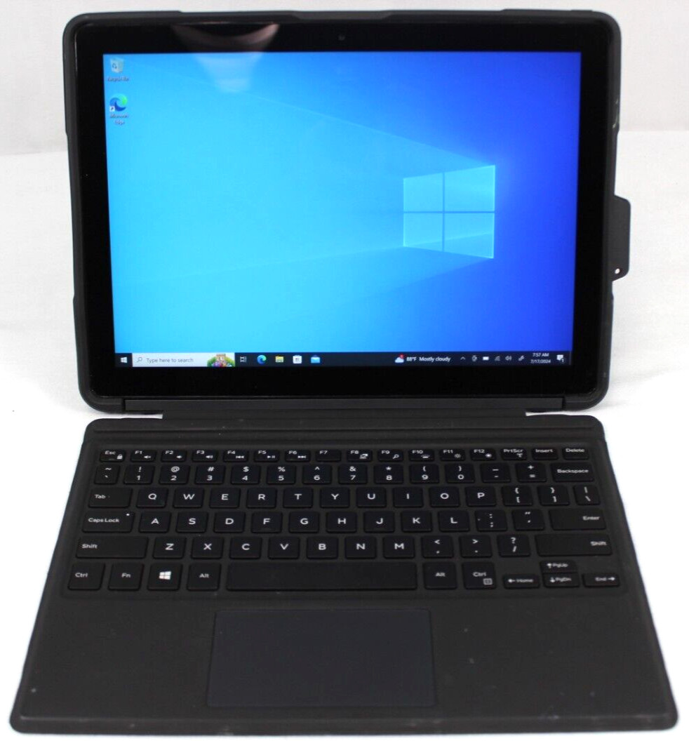 DELL LATITUDE 5285 Tablet Intel i5-7300U 2.6GHz 8GB RAM 256GB SSD Windows 10 C+