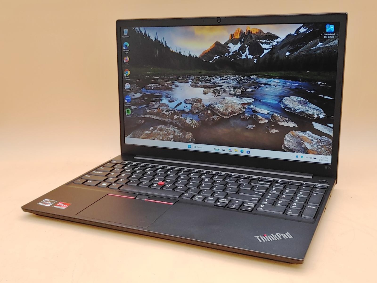 Lenovo ThinkPad E15 Gen 2 15.6″ AMD Ryzen 3 4300U 8GB 256GB Win11Pro **NO A/C**