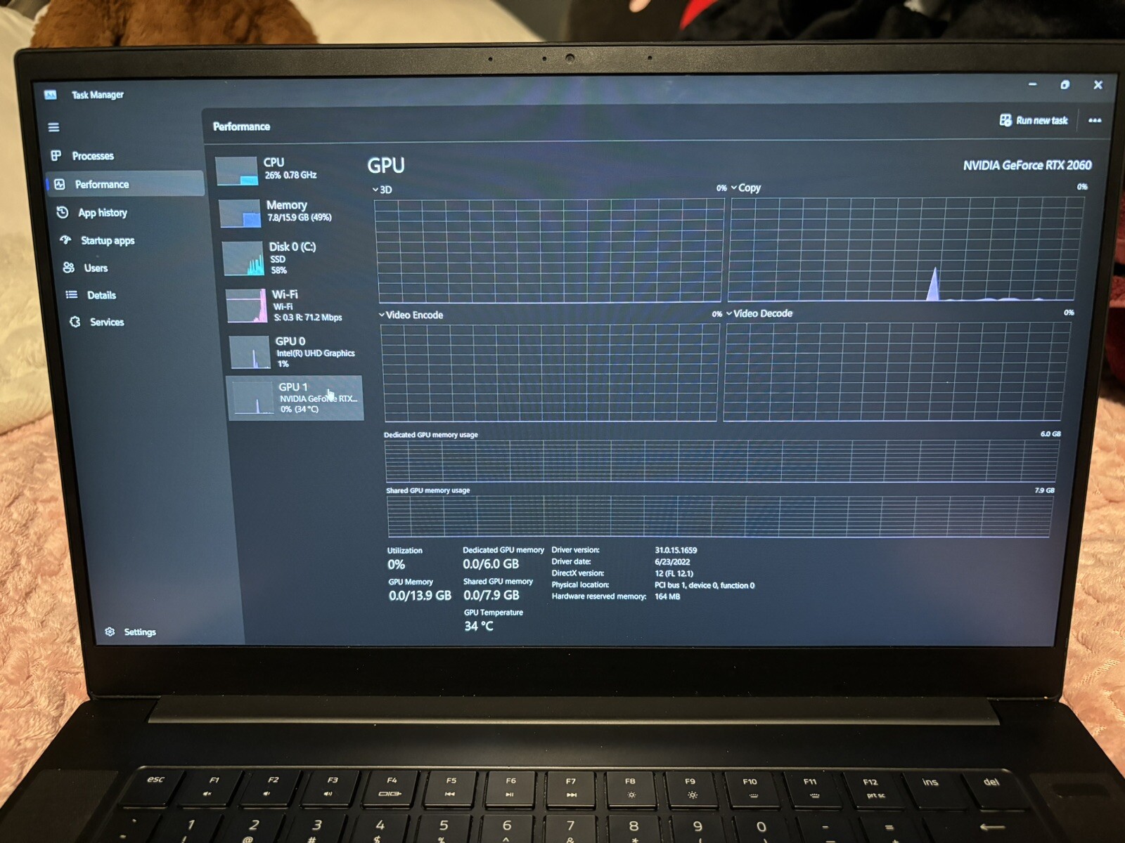Razer Blade 15.6″ (512GB SSD , Intel Core i7 10th Gen., 5.00GHz, 16GB,…