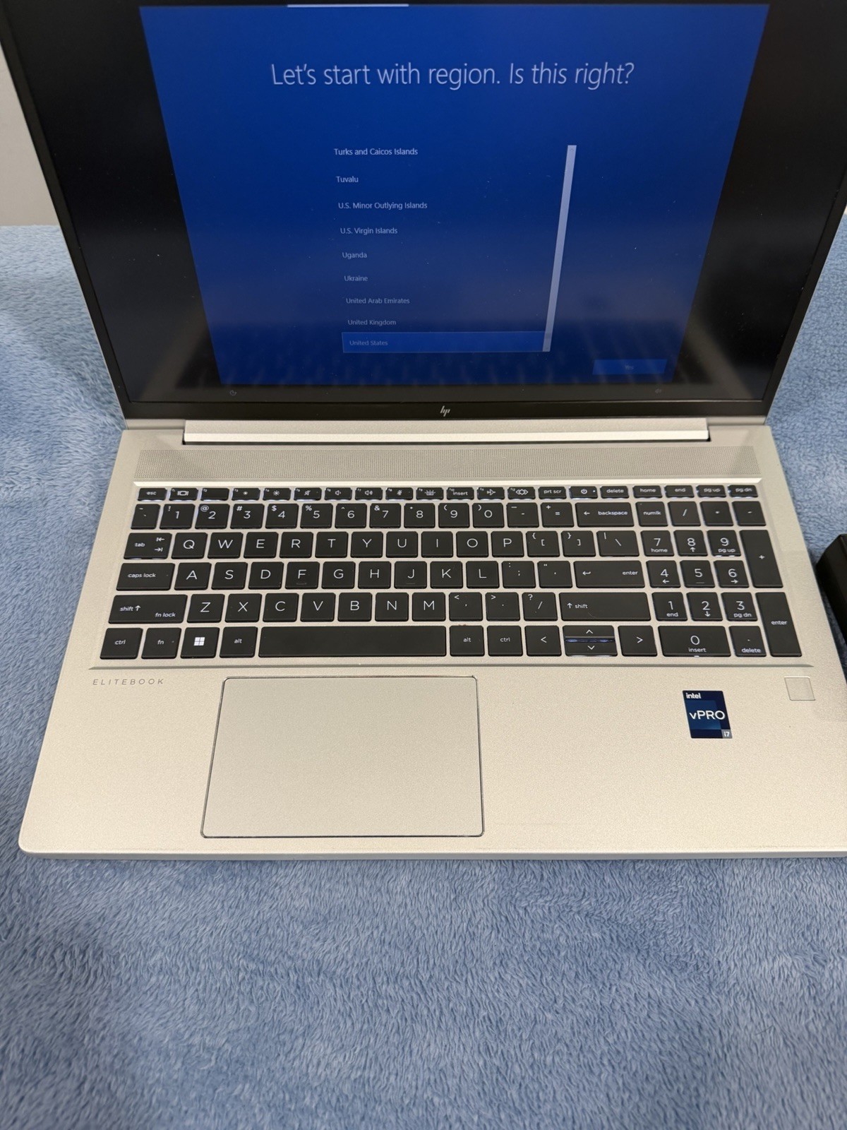 HP Elitebook 650 G9 Laptop Intel V Pro I7-1265U 16Gb Ram 512 Gb OS Win10