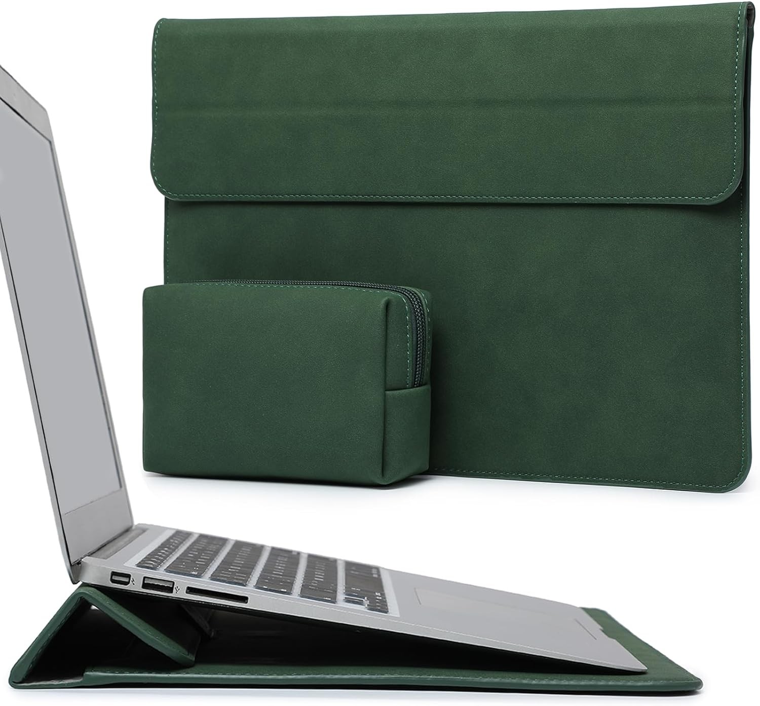 15-16 Inch Laptop Case Bag Sleeve with Stand for MacBook Pro 16 M5/M4/M3/M2/M1