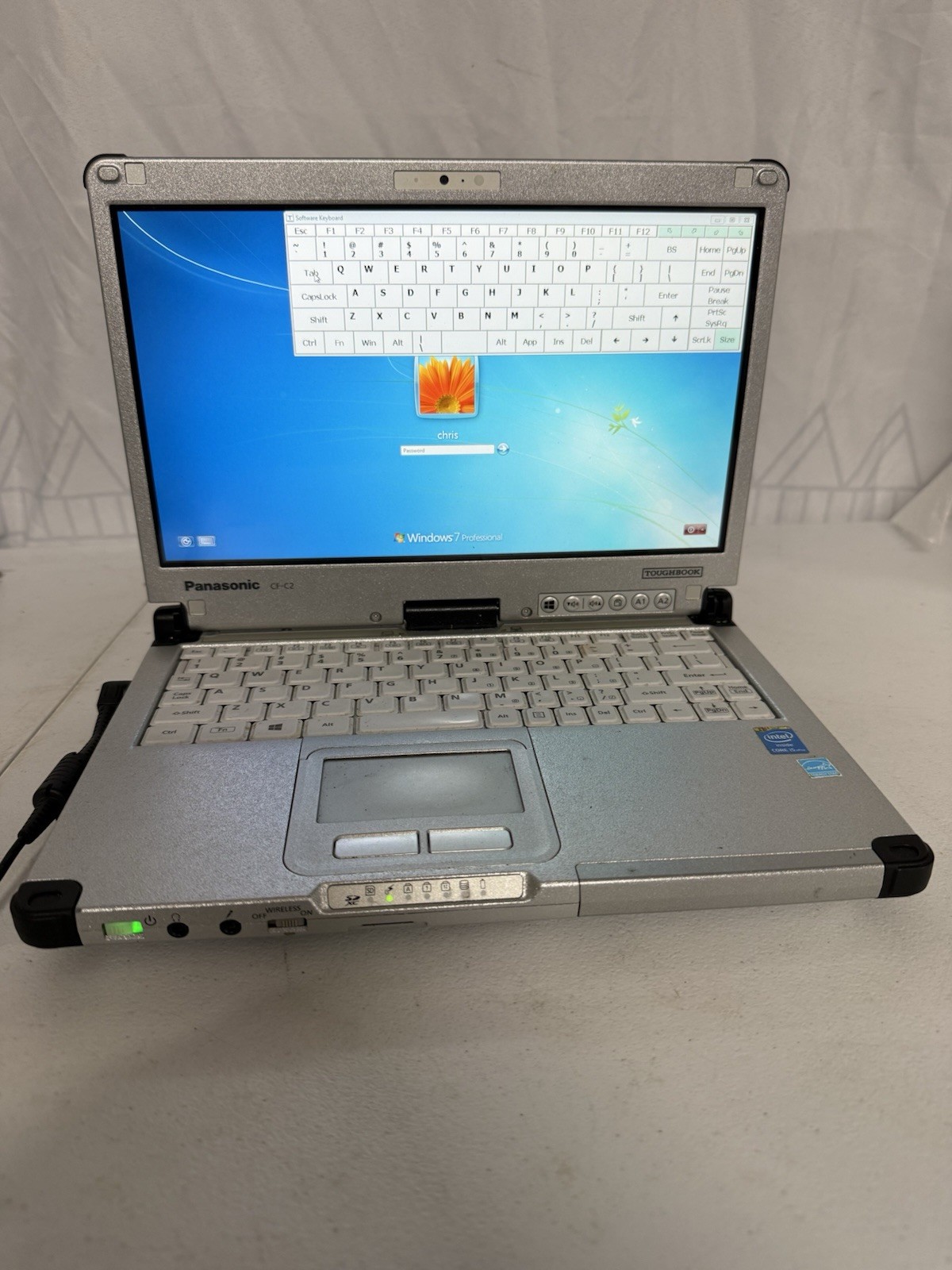 Panasonic Toughbook CF-C2 12.5” Touch Laptop i5 Windows 7 Pro No Password