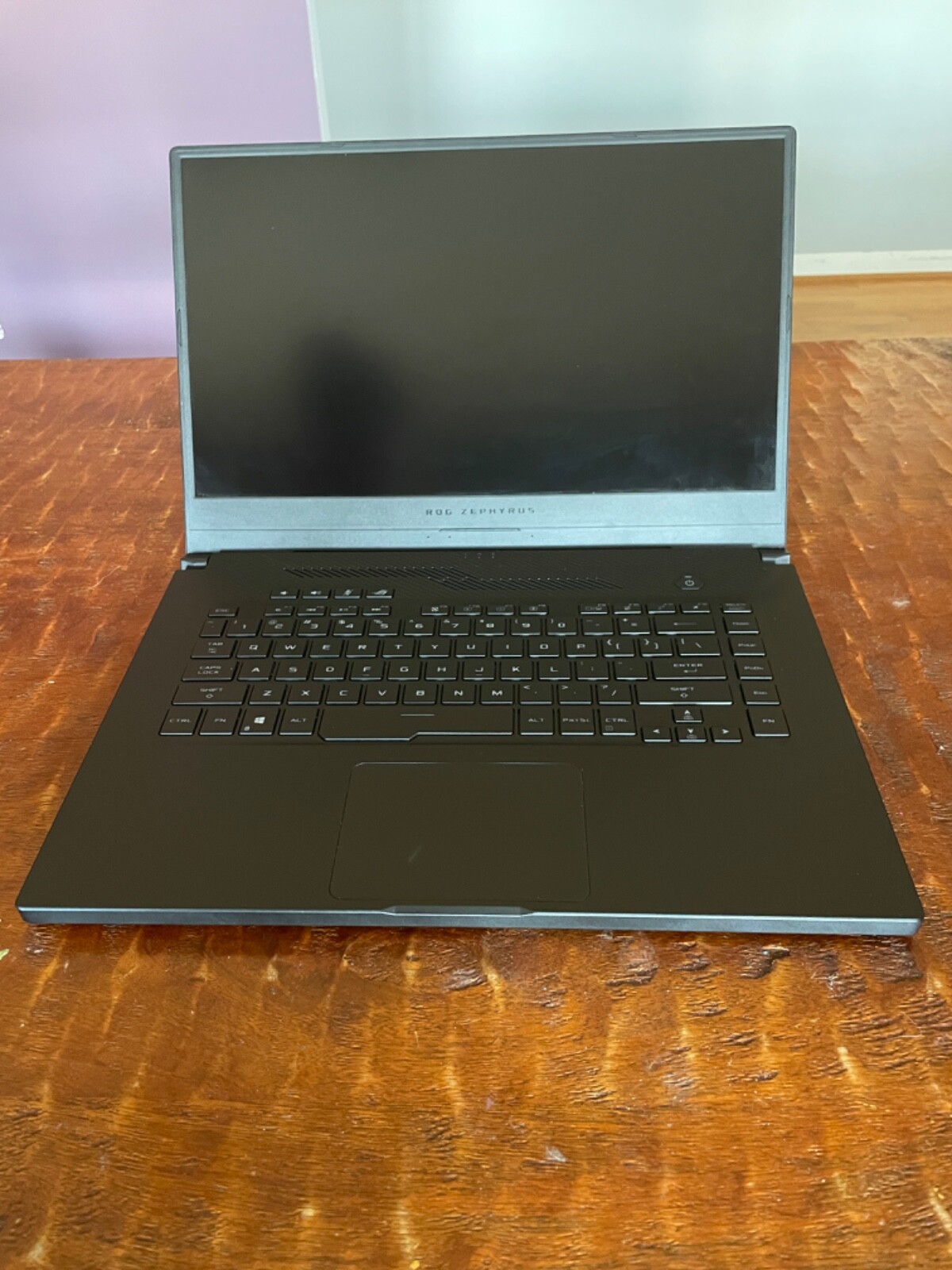 ASUS ROG ZEPHYRUS GA502D gaming laptop . AMD Ryzen 7, 16 GB, Windows 10. 4.6lbs