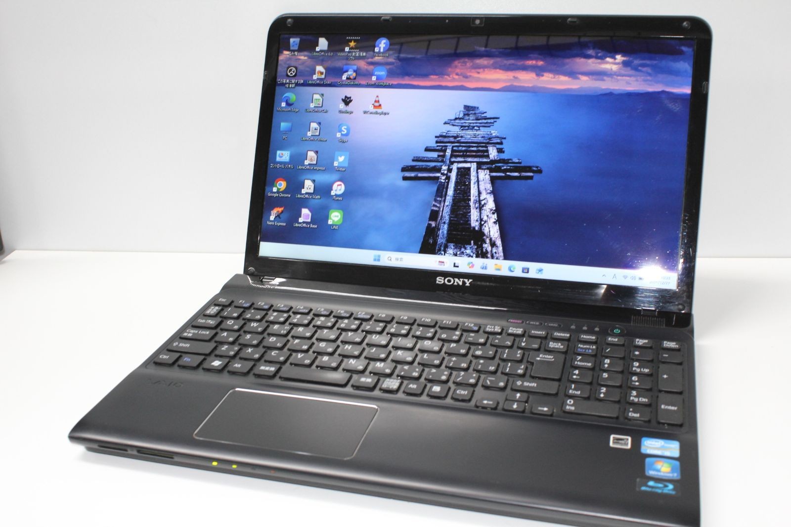Sony Vaio SVE151B11N Core i5-2450M RAM 8GB SSD 256GB Win11 Home