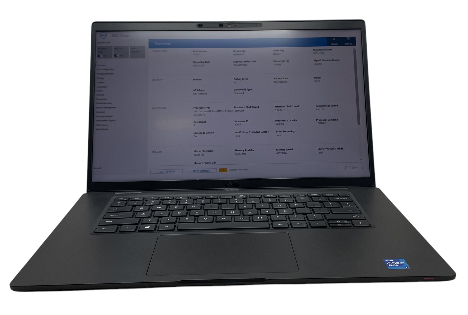 DELL LATITUDE 7520 15″ I7 1.8GHz 16GB 512GB–GRADE D