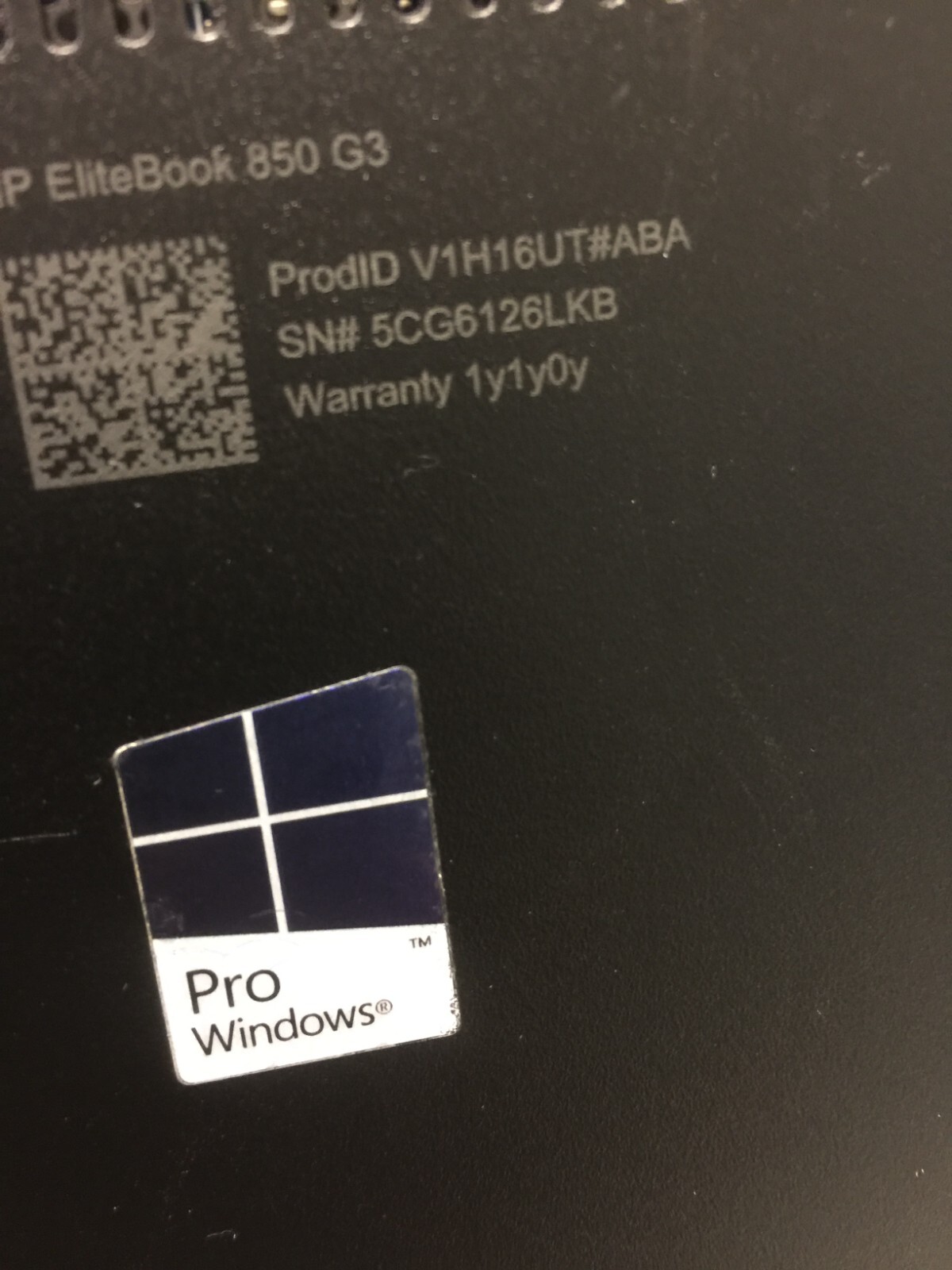 HP EliteBook 850 G3 15.6″ (256GB Core i5 6th gen 2.30GHz 8GB RAM WIN 11 PRO