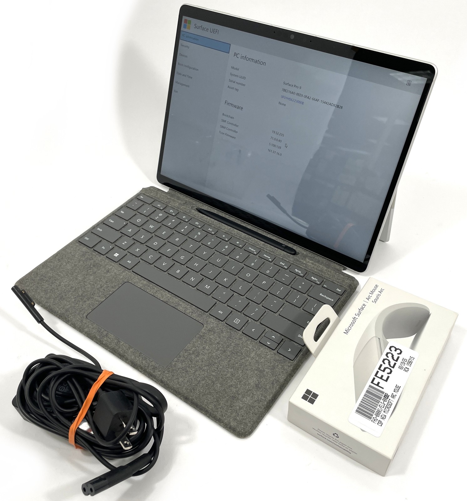 Microsoft Surface Pro 9 5G 1997 Tablet SQ3 256GB SSD 16GB RAM – No OS