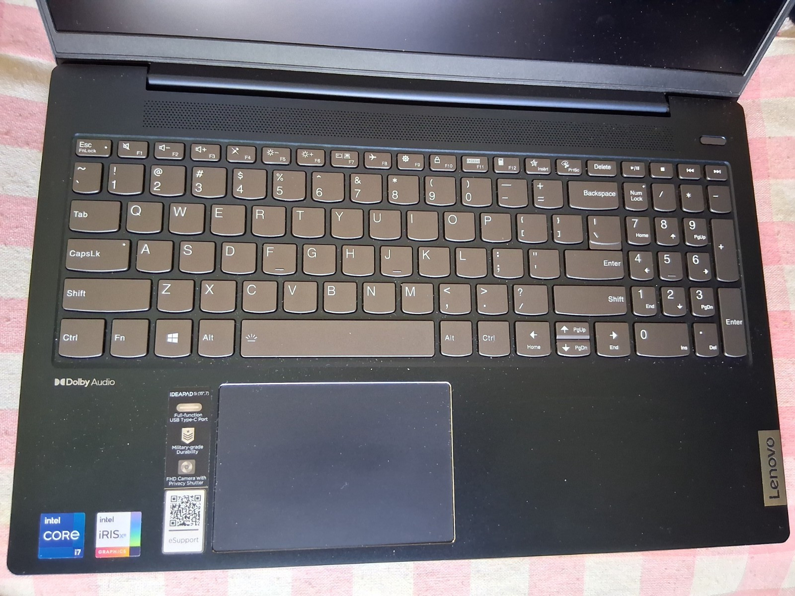 Lenovo Ideapad 5i 15.6″ Touch Laptop Intel 12th Gen i7-1255U 512GB SSD 12GB RAM