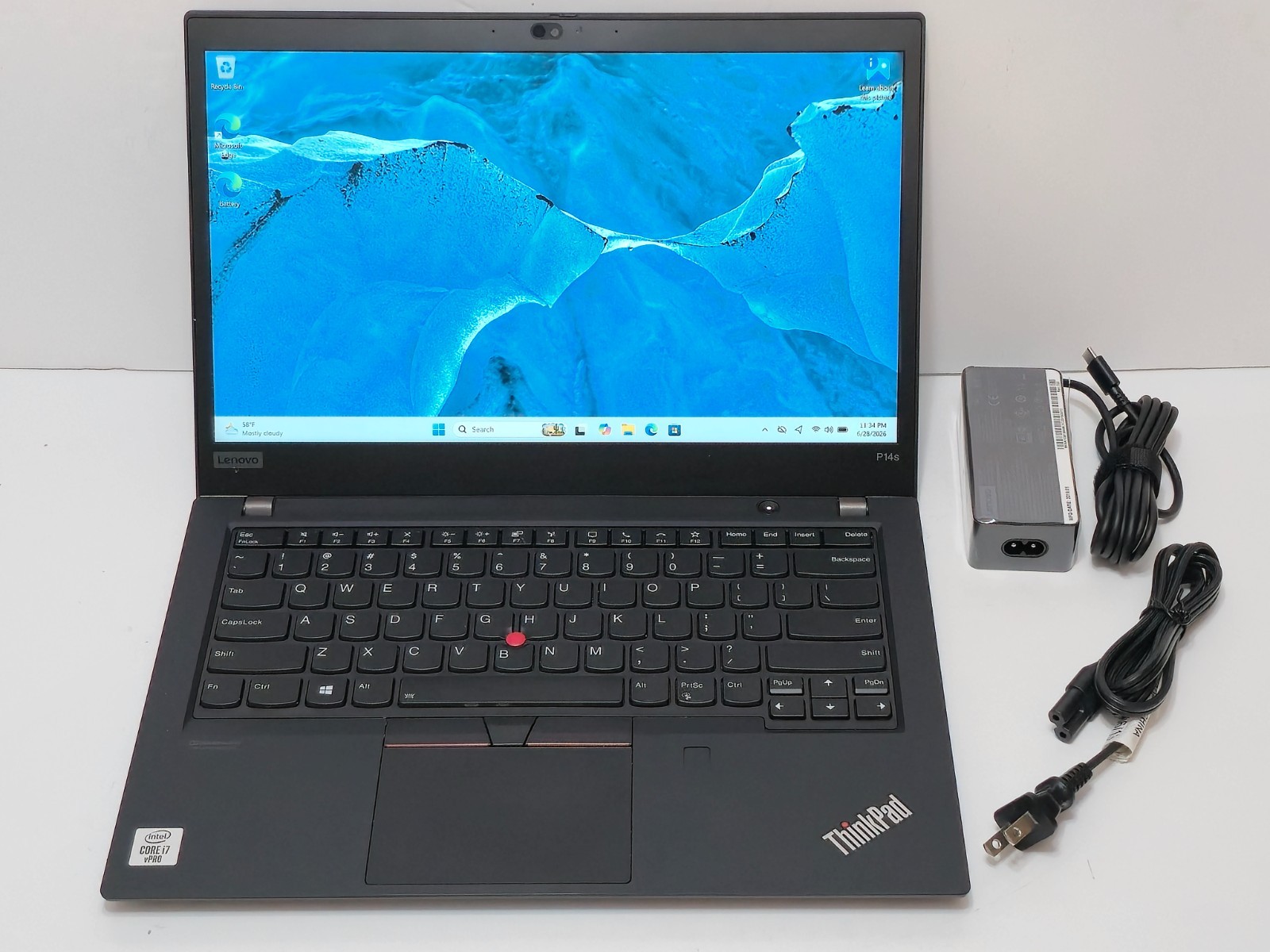Lenovo ThinkPad P14S Gen 1- Intel i7-10610U, 48GB RAM, 1TB SSD NVIDIA P520 Touch