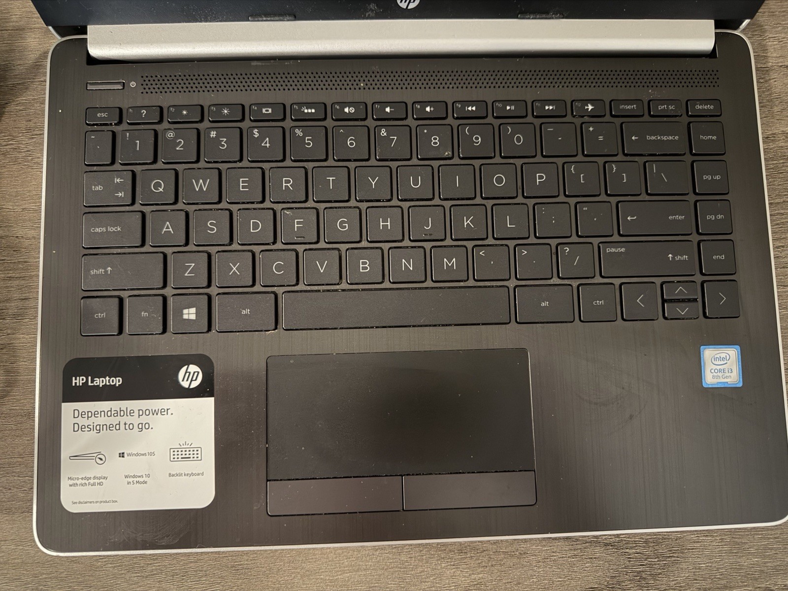 HP 15.6 inch (128GB, Intel Core i3 8th Gen., 2.10GHz, 4GB) Notebook/Laptop