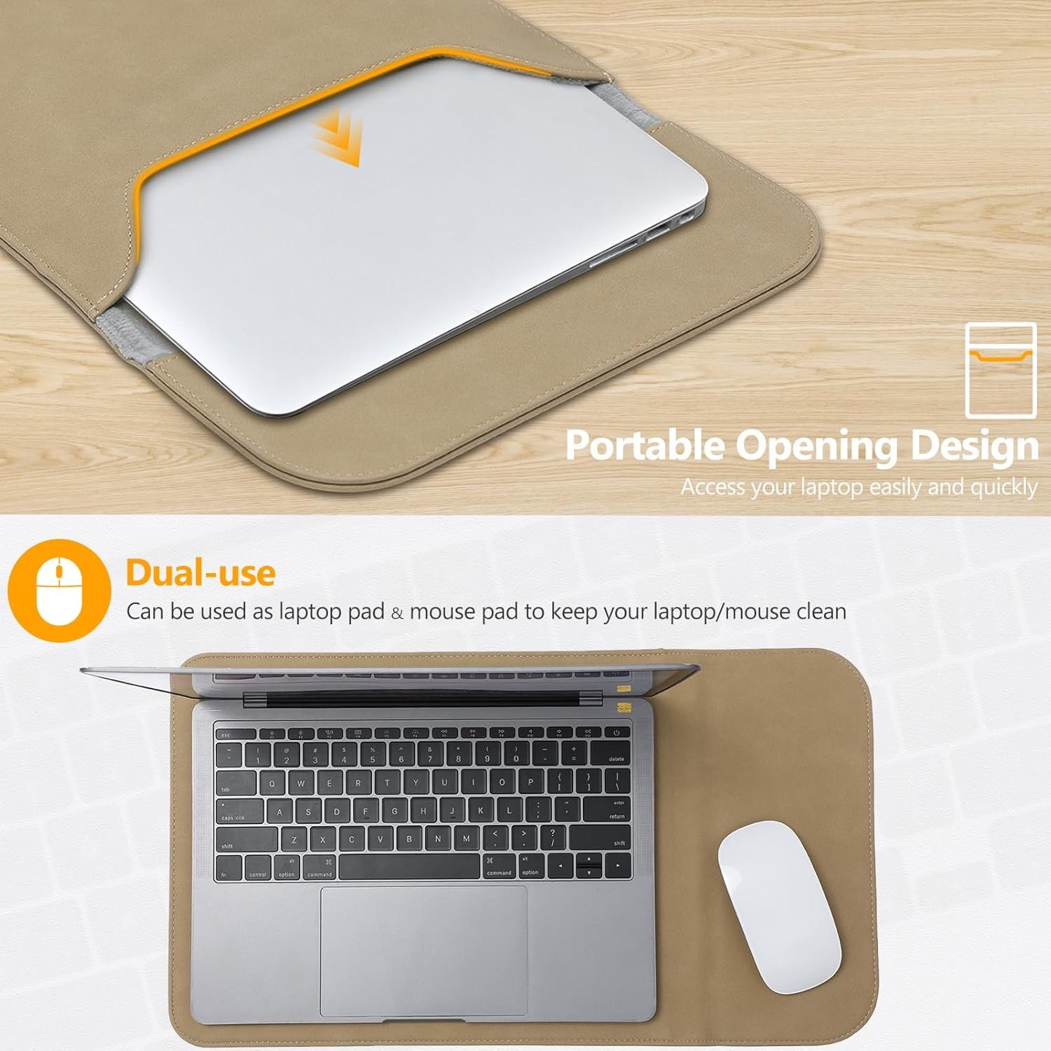15-16 Inch Laptop Sleeve for MacBook Pro 16 M5/M4/M3/M2/M1 Pro/Max A3428 A3429