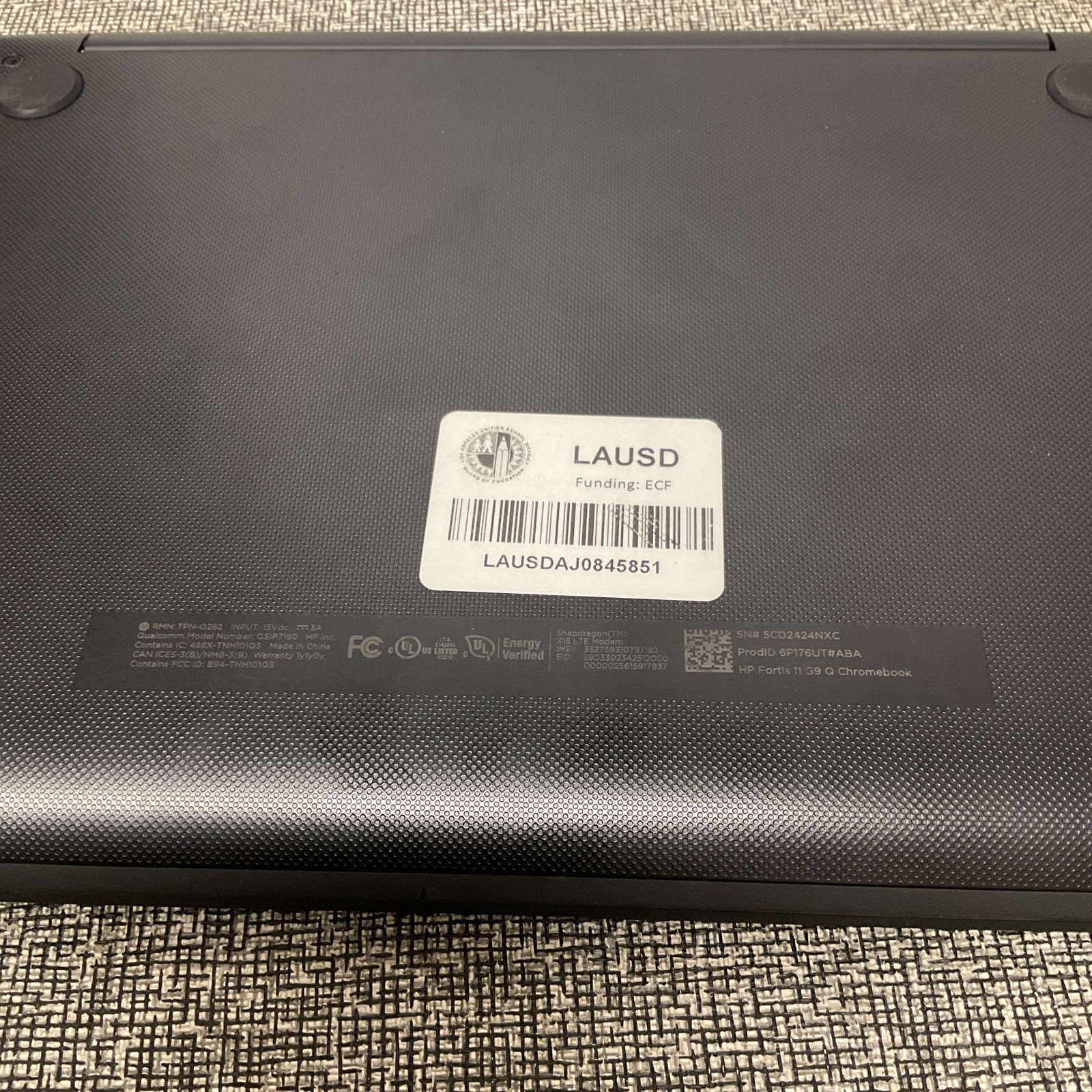HP Fortis 11 G9 Q Chromebook 11.6″ 8GB RAM 32GB eMMC Snapdragon 7c Wi-Fi LTE