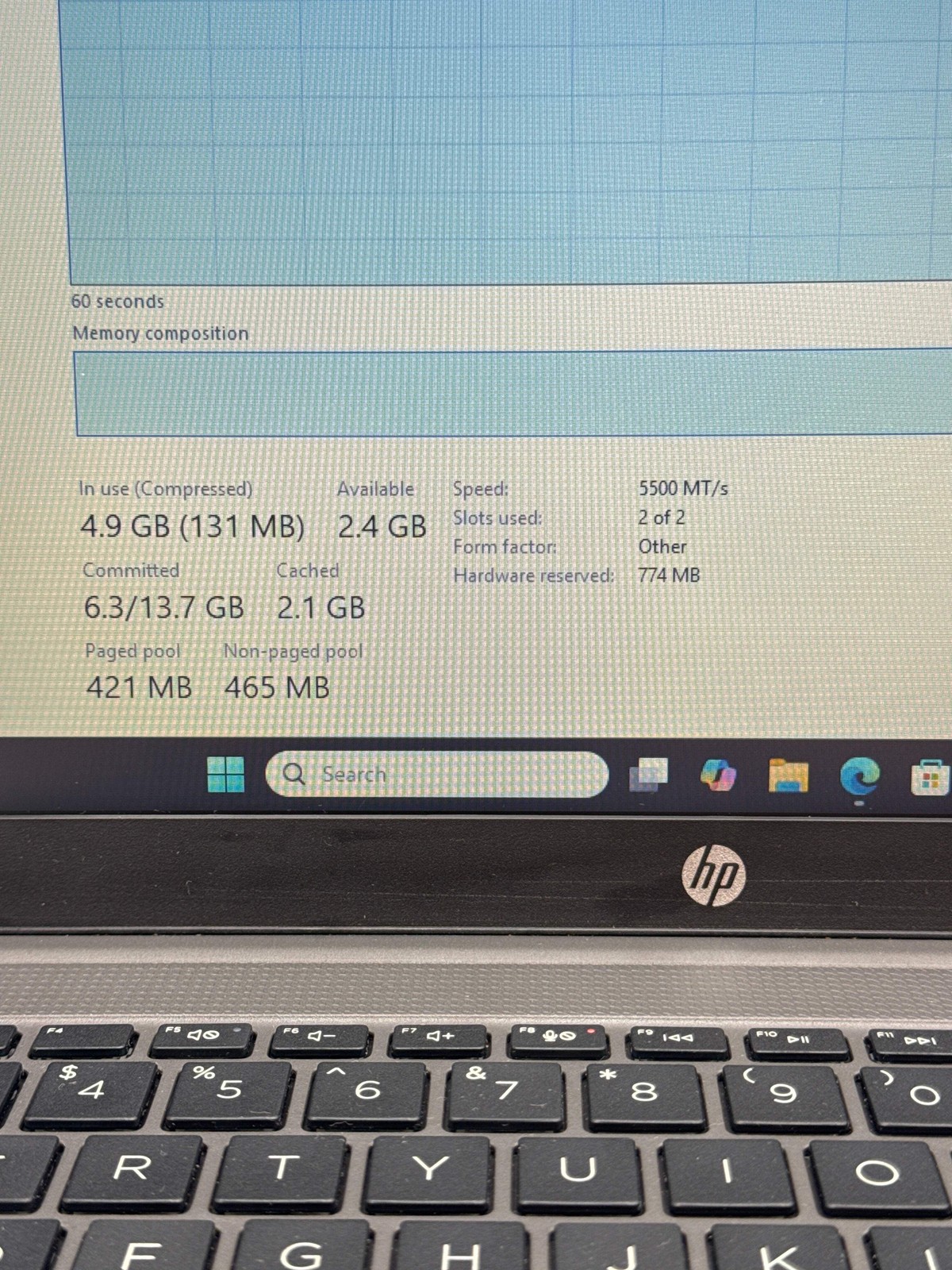 HP 255 G10 15.6″ Ryzen 3 7320U 8GB RAM 256GB SSD Win11 Home w/ Charger