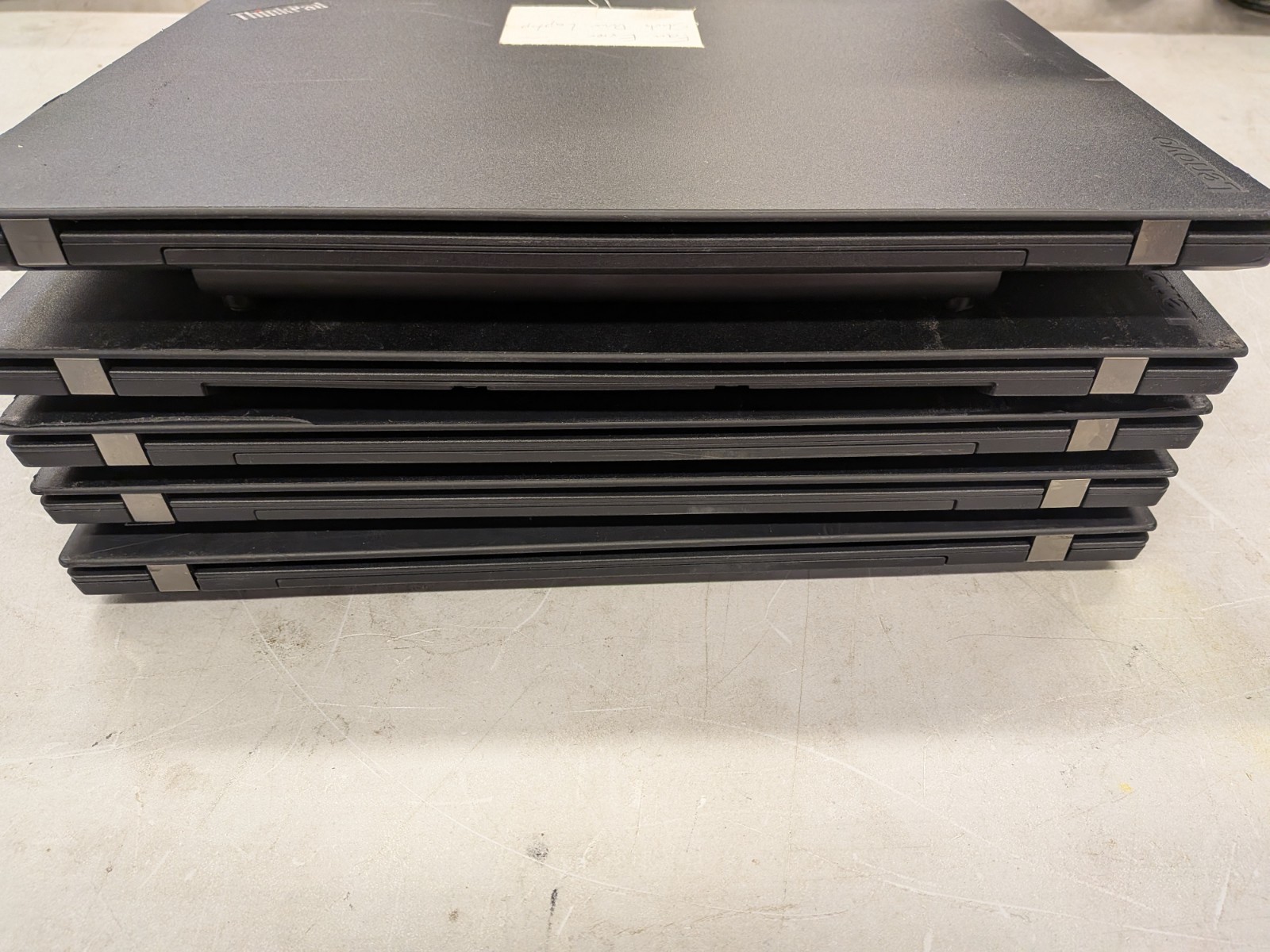 SET OF 5 – BROKEN Lenovo T470 Laptop, NO OS, NO A/C Parts Only Grade d