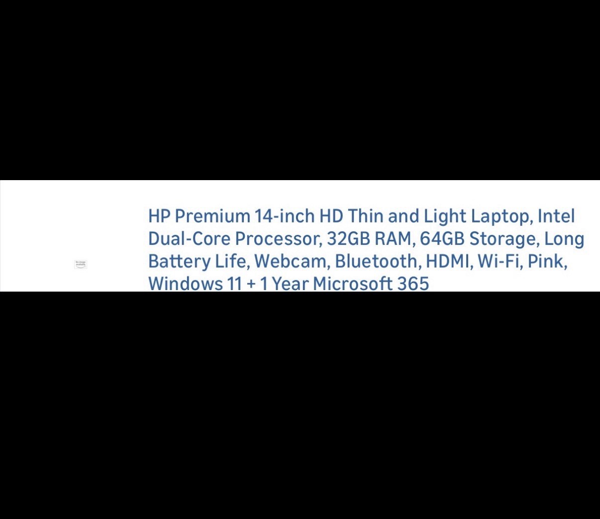 HP Premium 14 Inch HD Thin and Light Laptop, Intel Dual-Core Processor, 32GB RAM
