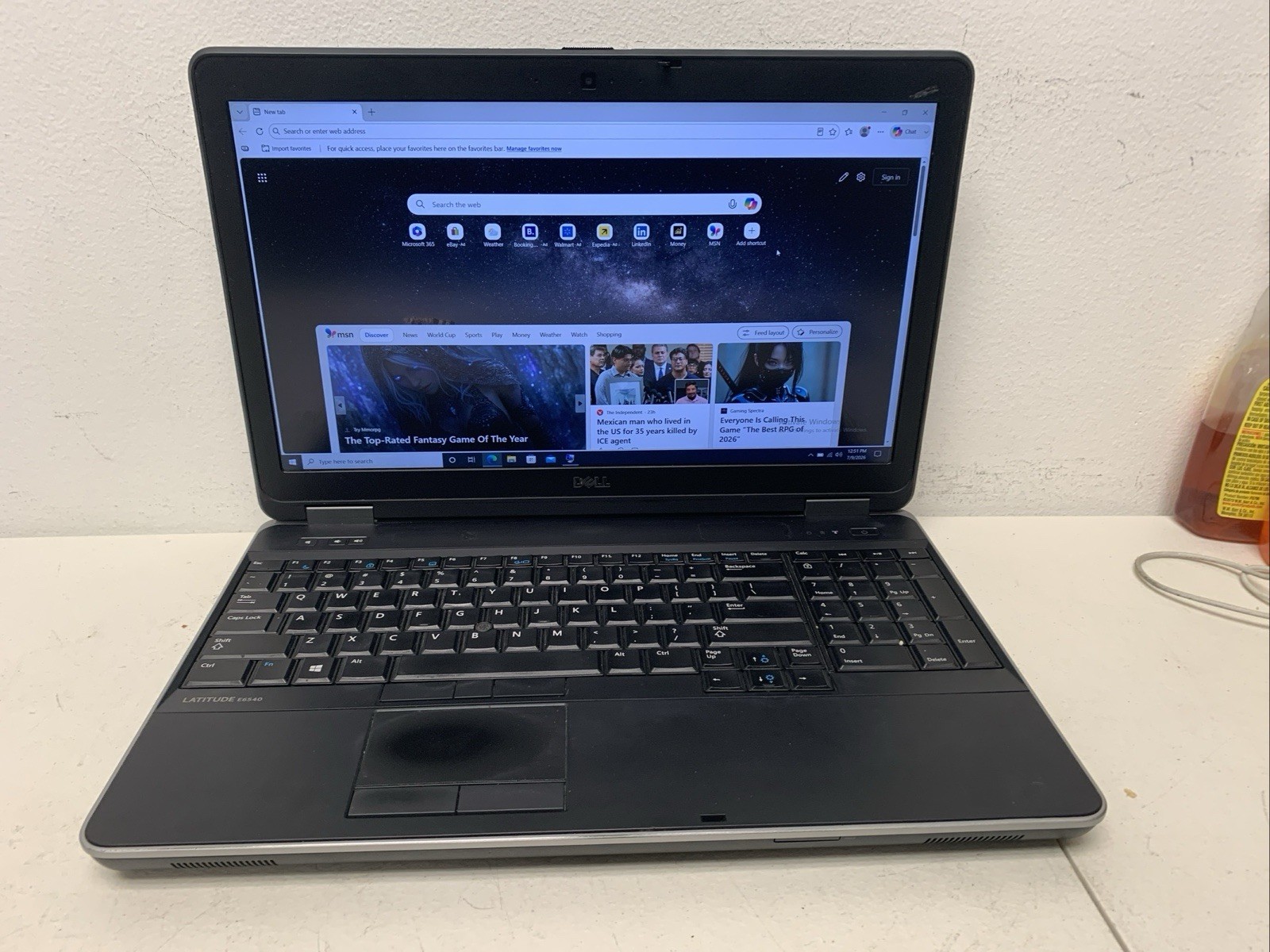 Dell Latitude E6540 Core i5 4310M 2.7GHz 12GB RAM 128gbSSD W10P Wind Not Activat
