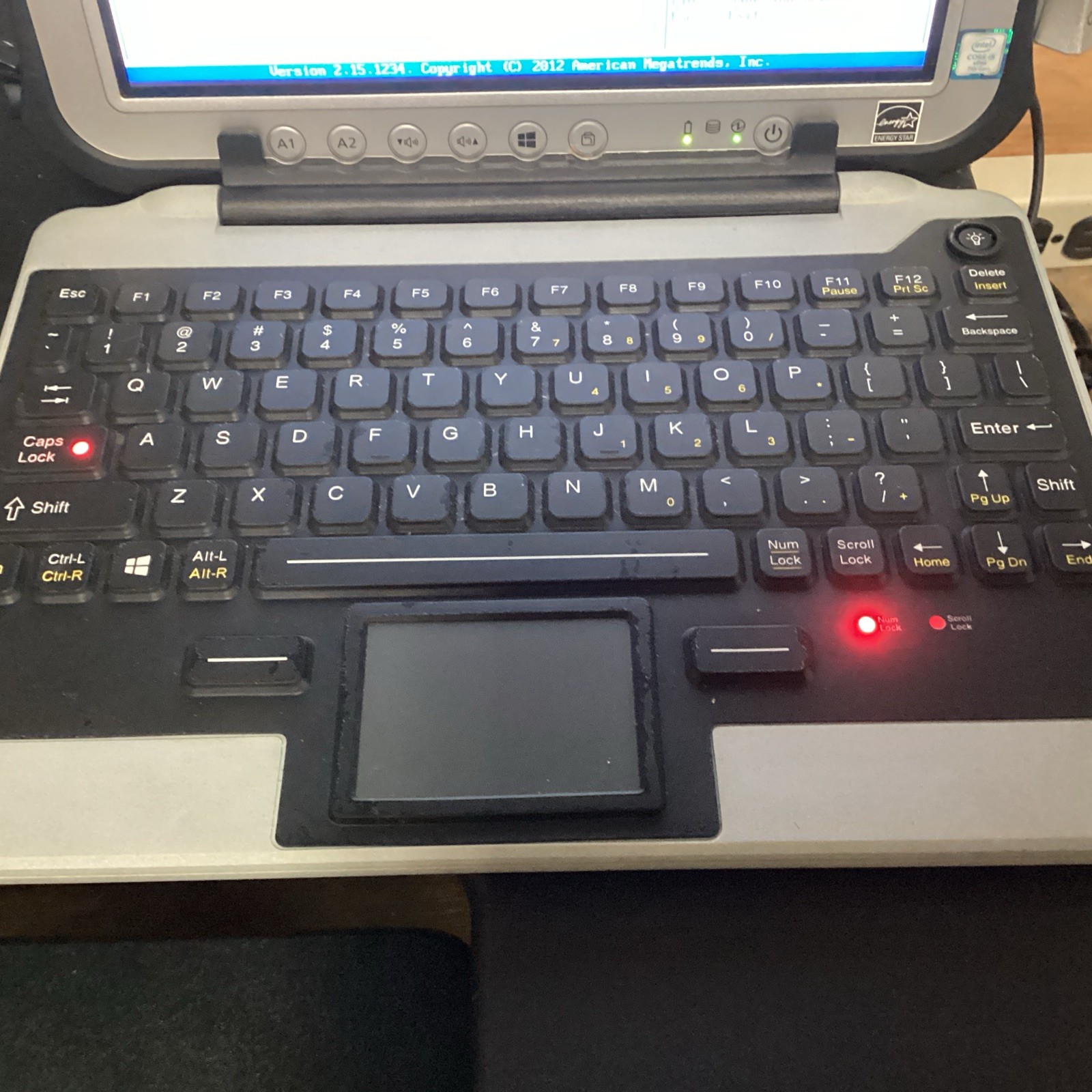 Panasonic Toughpad FZ-G1 MK5 i5 7300U@2.60GHz 8G Ram 256GB SSD W/Keyboard No OS