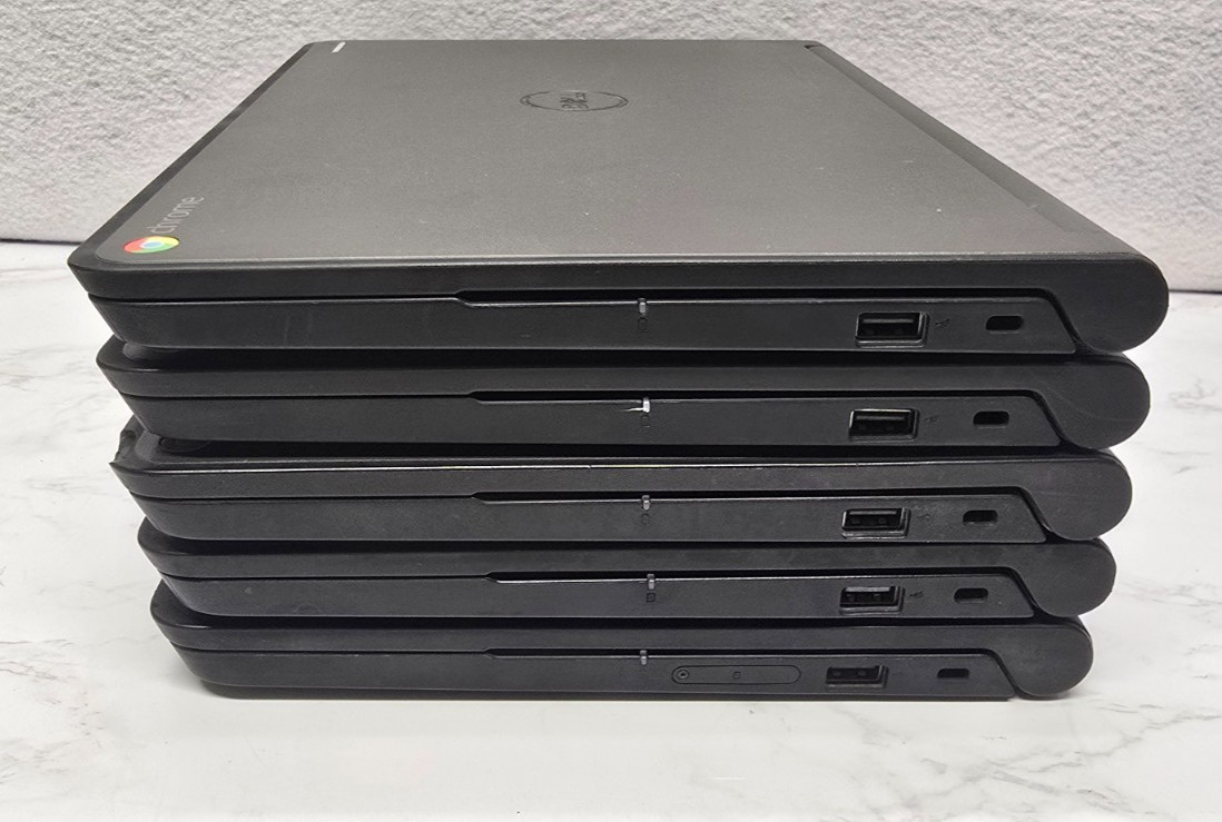 Lot of 5 Dell Chromebook 11 3120 model P22T001 – Read Description