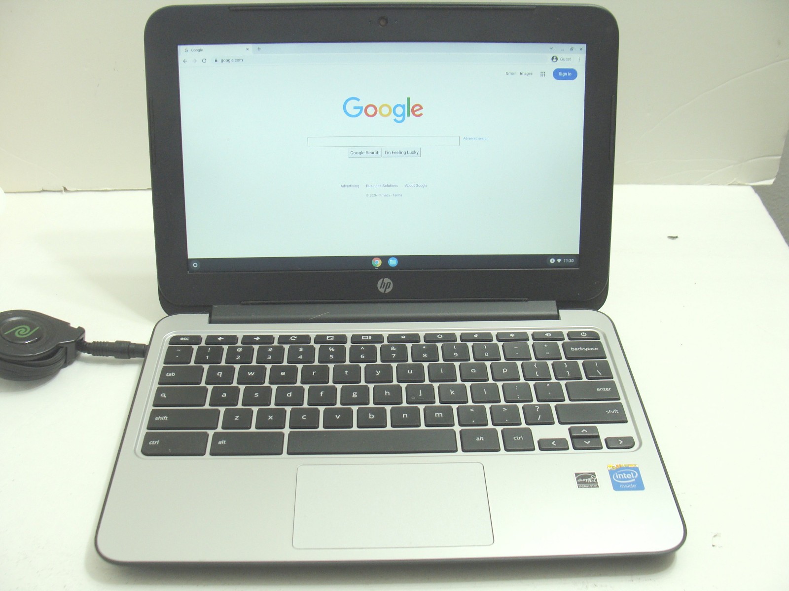 HP Chromebook 11 G3 Intel Celeron N2830 CPU 2.16GHz 16GB eMMC 11.6″ Screen