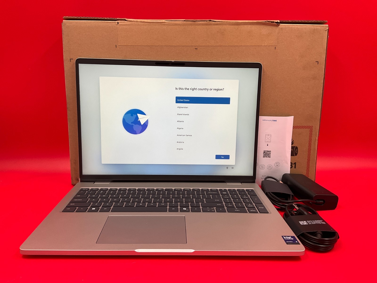 Dell Pro 16 Laptop U5-235U 16GB 512GB BT5.3 WiFi6E 16WU W11P GRG36 ✅ ❤️️ ✅ NEW!!