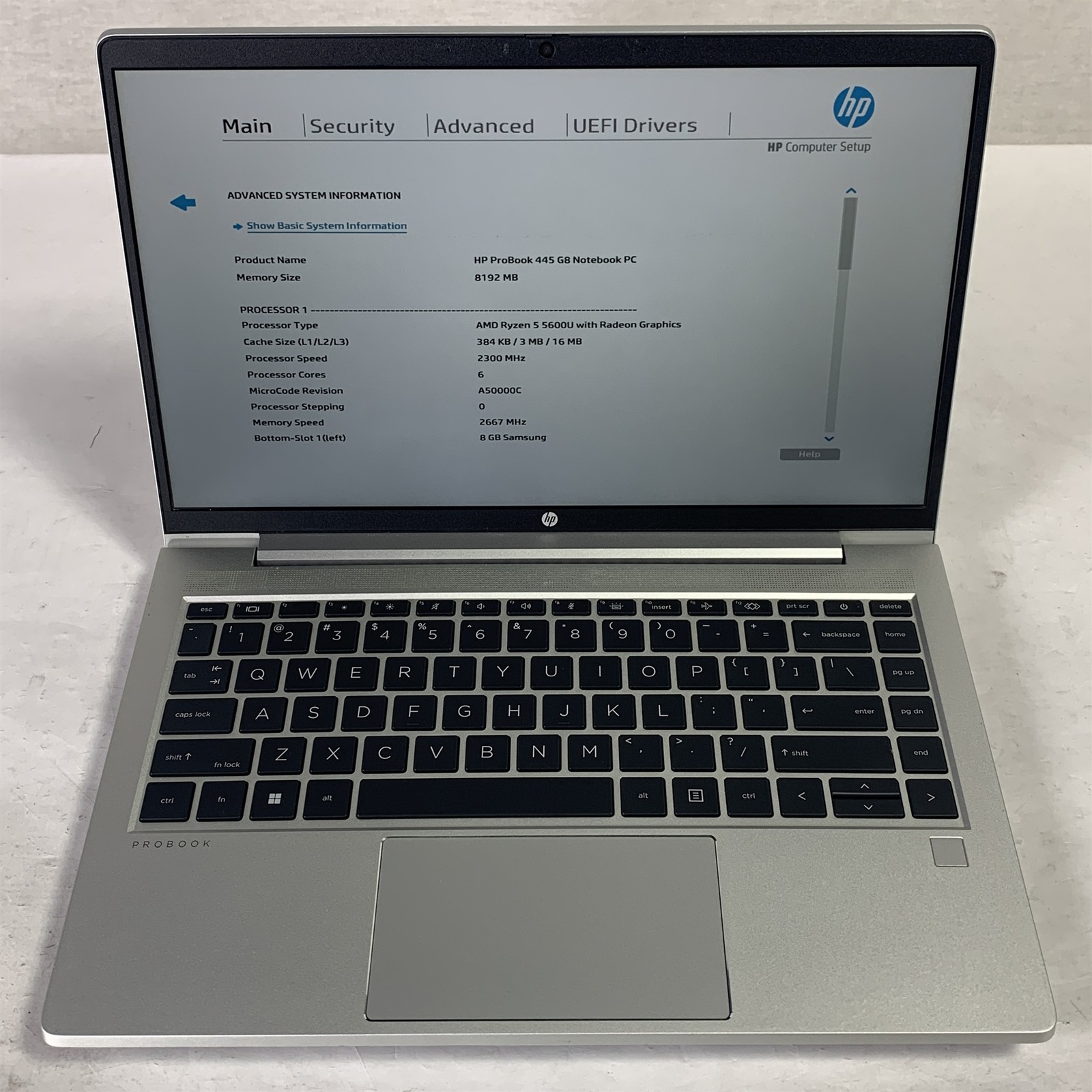 HP ProBook 445 G8 14″ Laptop Ryzen 5 5600U 2.3GHz 8GB – NO DRIVE