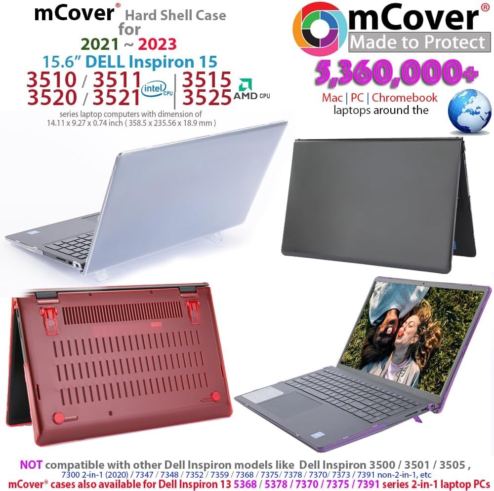 Case for 2021-2023 15.6″ Dell Inspiron 15 3510 3511 3515 3520 3521 3525 Series L