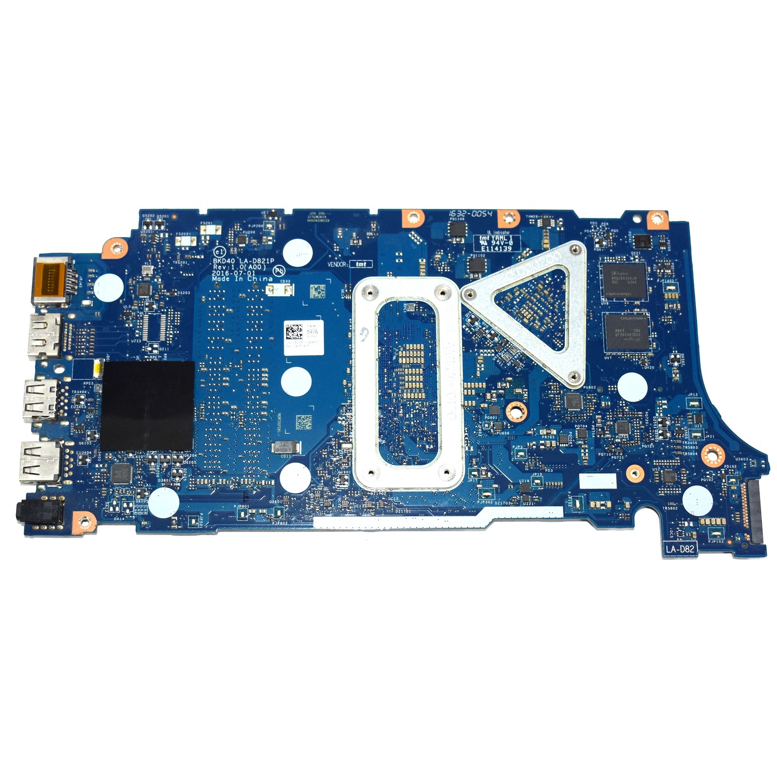 For Dell Inspiron 7460 7560 Motherboard 02PTF1 LA-D821P SR2ZW i3-70050U