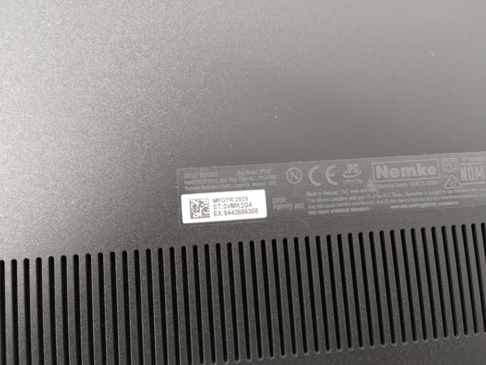 DELL 15 DC15255 G8MK9, AMD Ryzen 7 7730U, 2.00 GHz, 16 GB RAM, 512 GB NVMe SSD