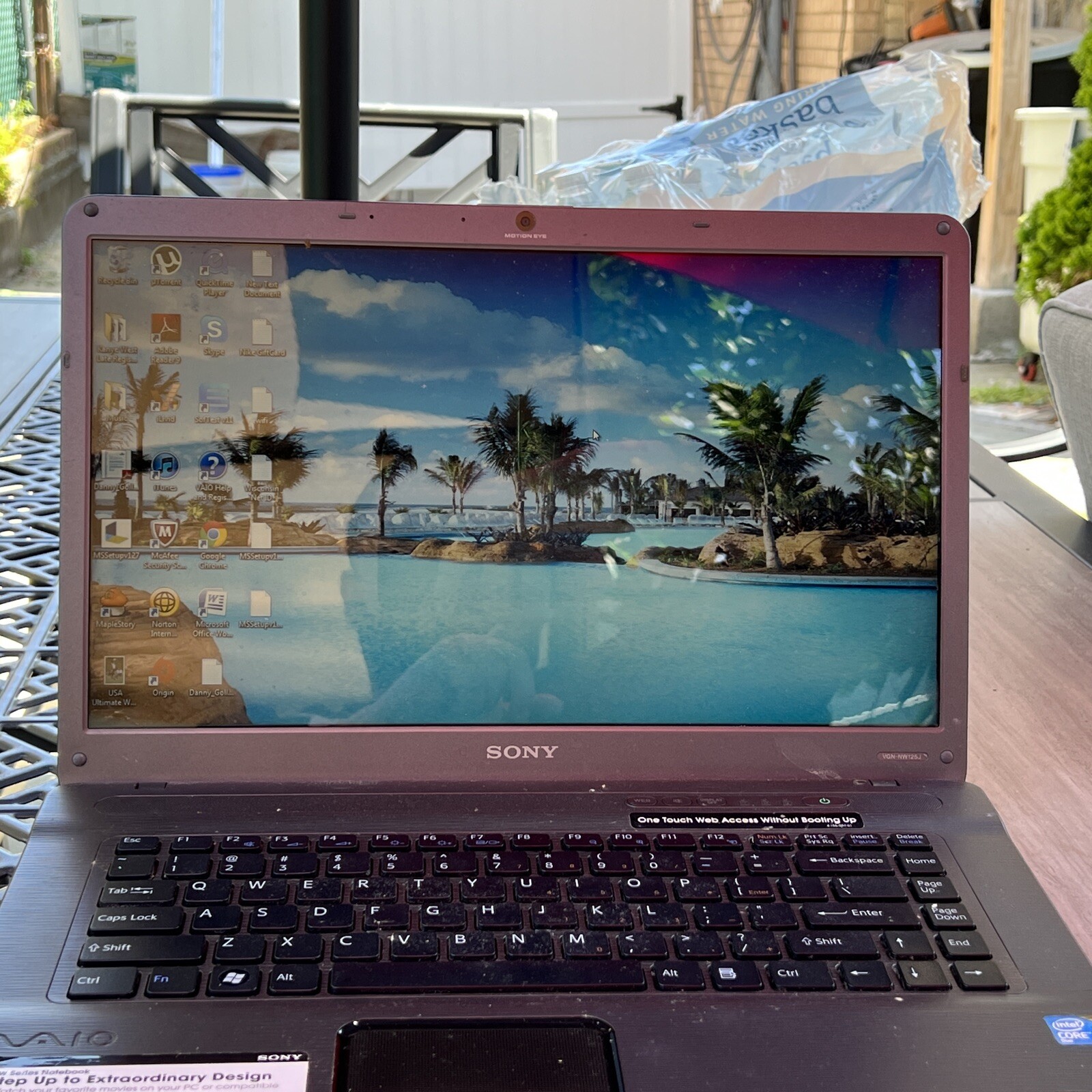 Sony Vaio VGN-NW125J (PCG-7173L) Laptop WORKS