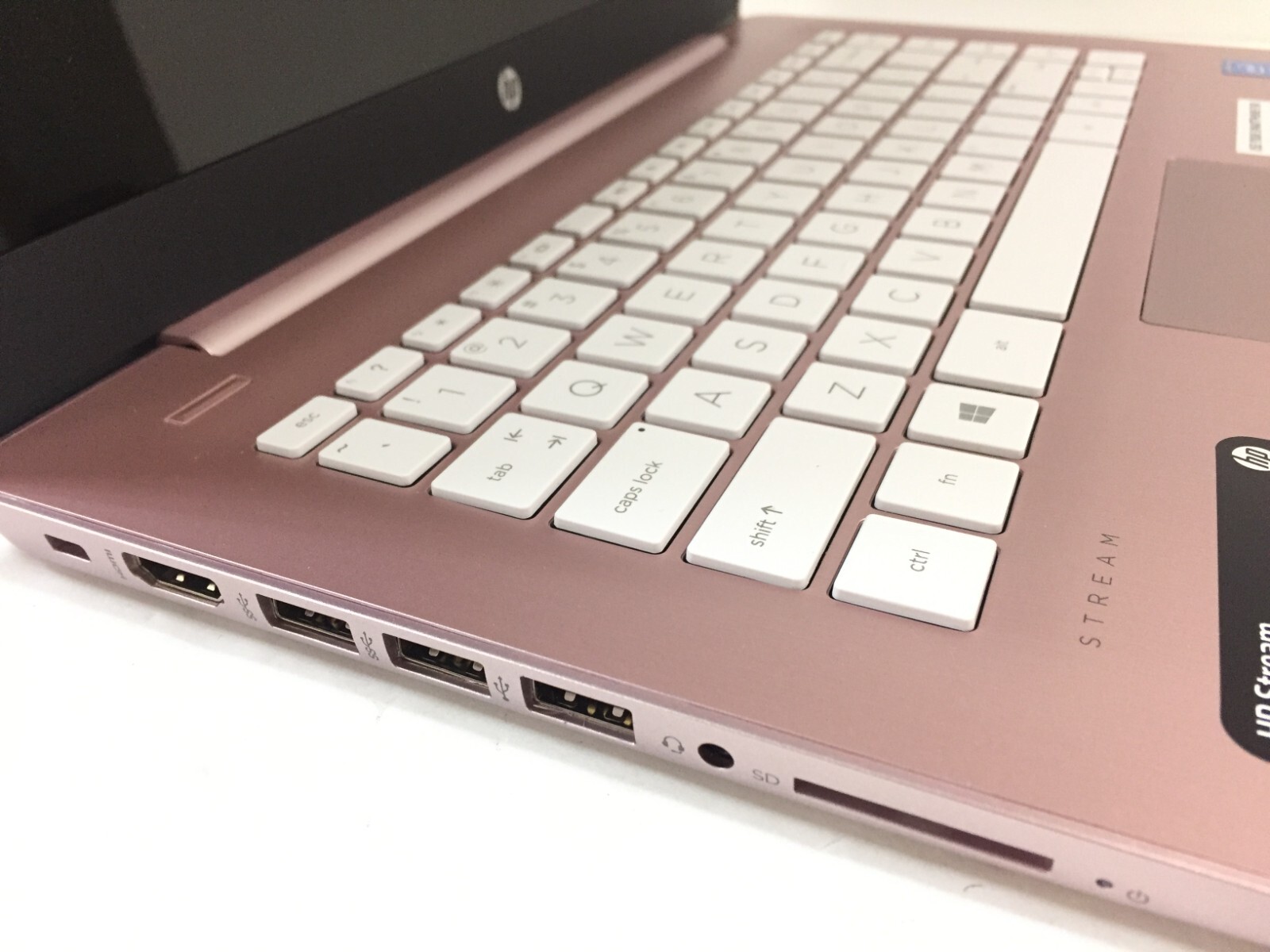 HP Stream 14-cb172wm 9VK98UA 14″ HD Laptop/N4000/4GB RAM/64GB SSD/Win 10, Pink