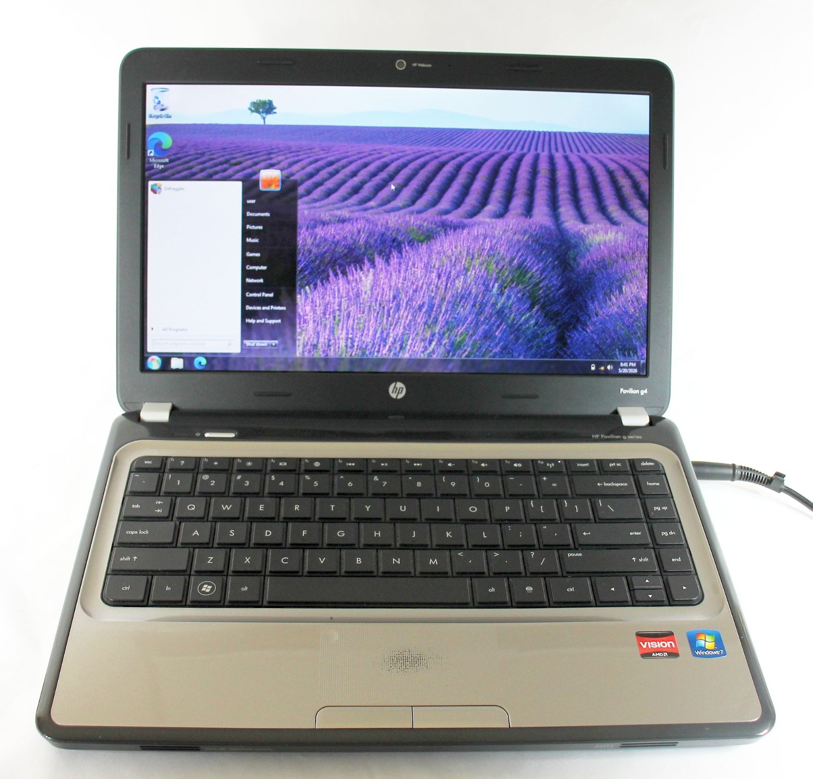 HP Pavilion G4 ~ Athlon II/ 14.1″/8GB RAM/ 320GB HD/ WIN 7~ SERVICED ~ NO ISSUES